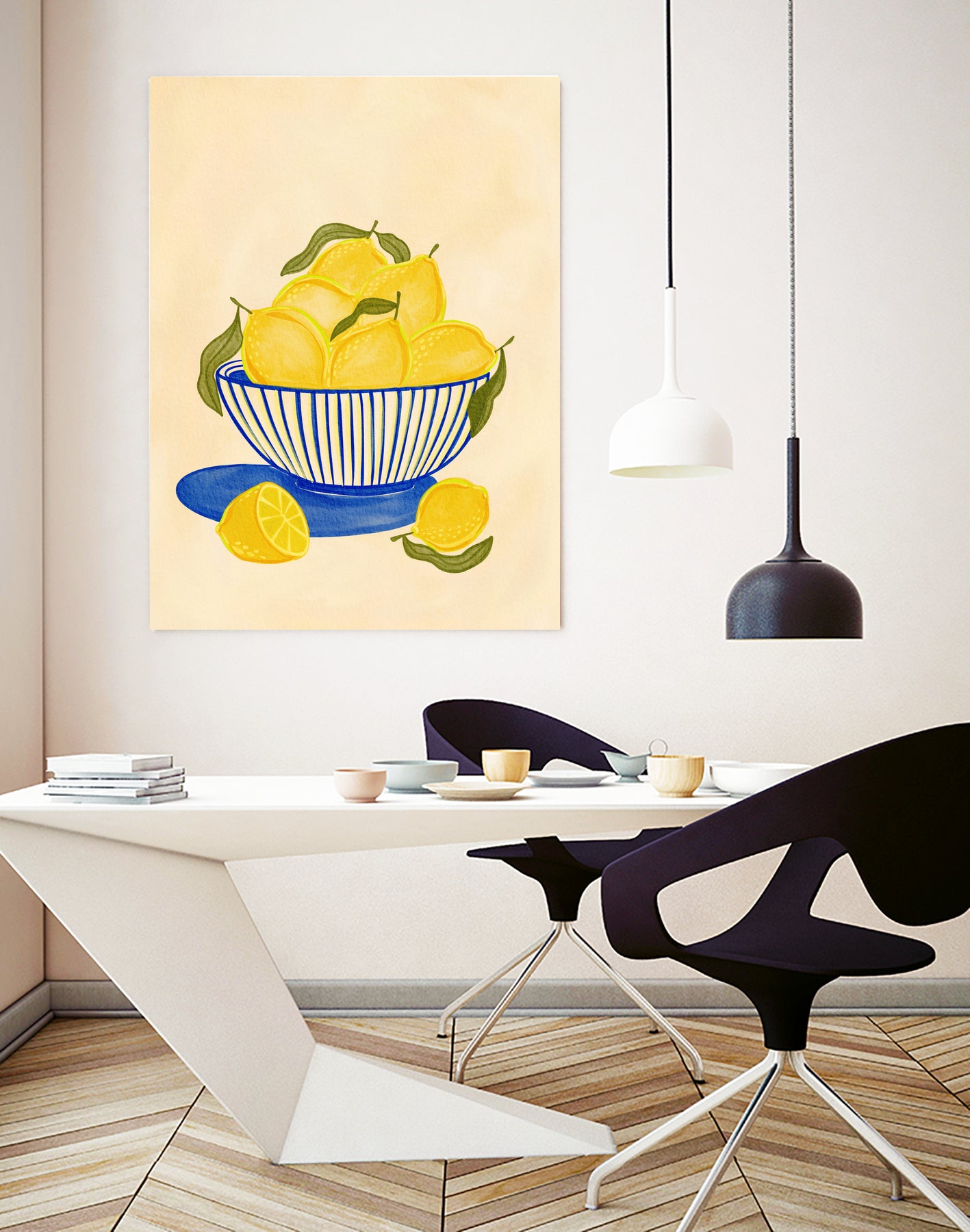 Bowl Of Vibrant Yellow Lemons by Nikita Jariwala on GIANT ART - bowl of lemons art food and drinks bowl of lemons art
