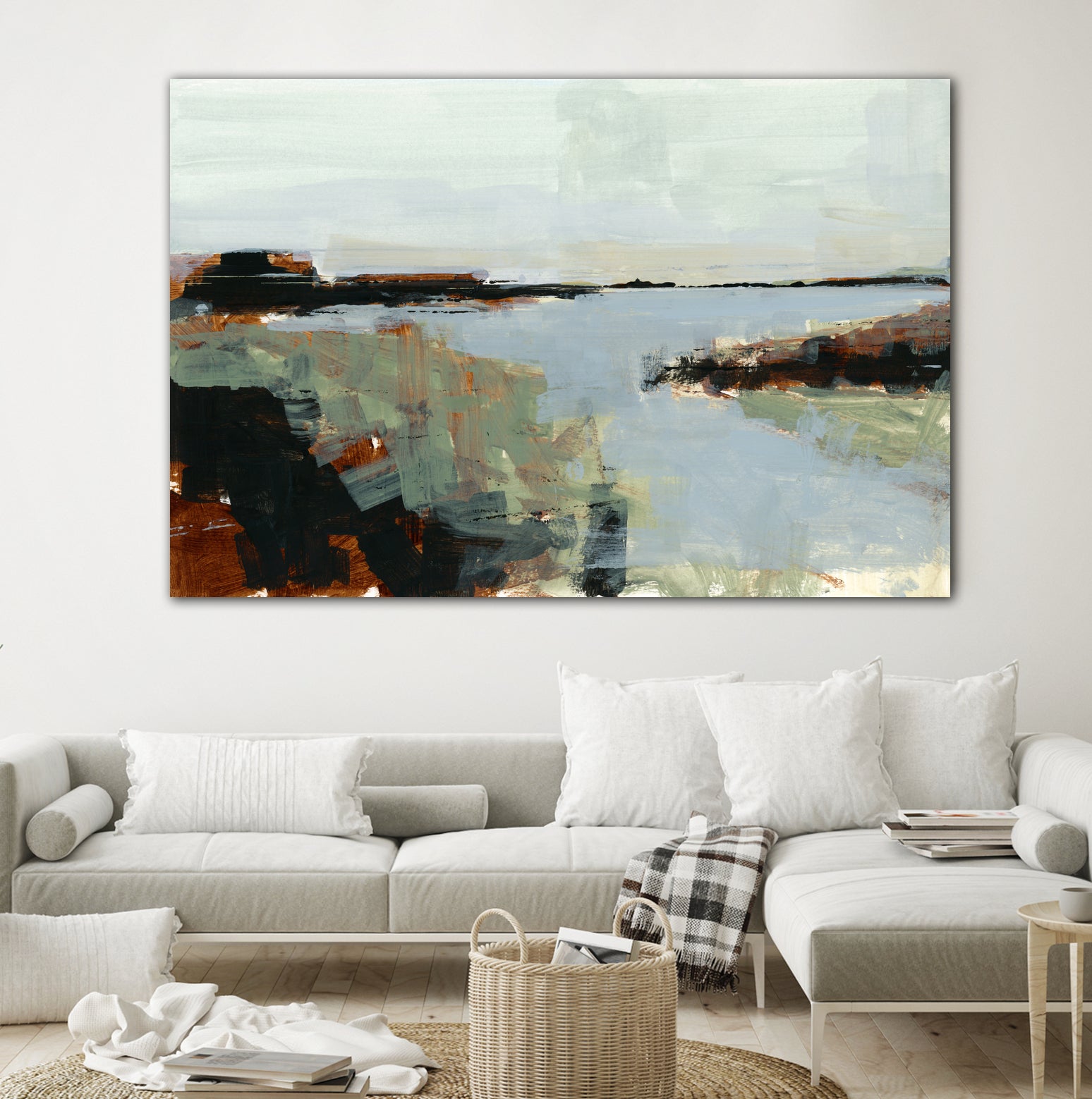 Gone Fishing by cartissi on GIANT ART - abstract landscape art nature and landscapes abstract landscape art