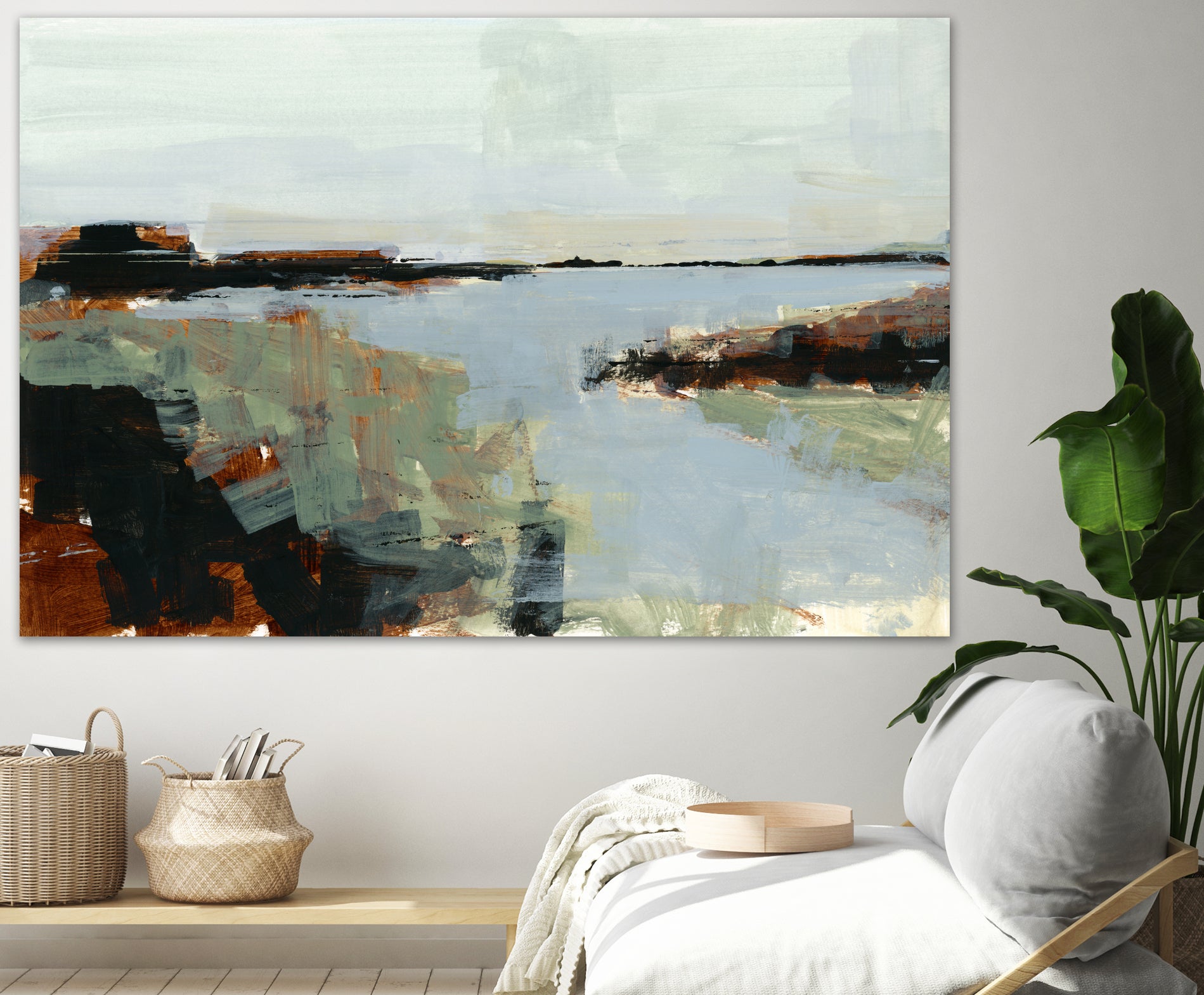 Gone Fishing by cartissi on GIANT ART - abstract landscape art nature and landscapes abstract landscape art