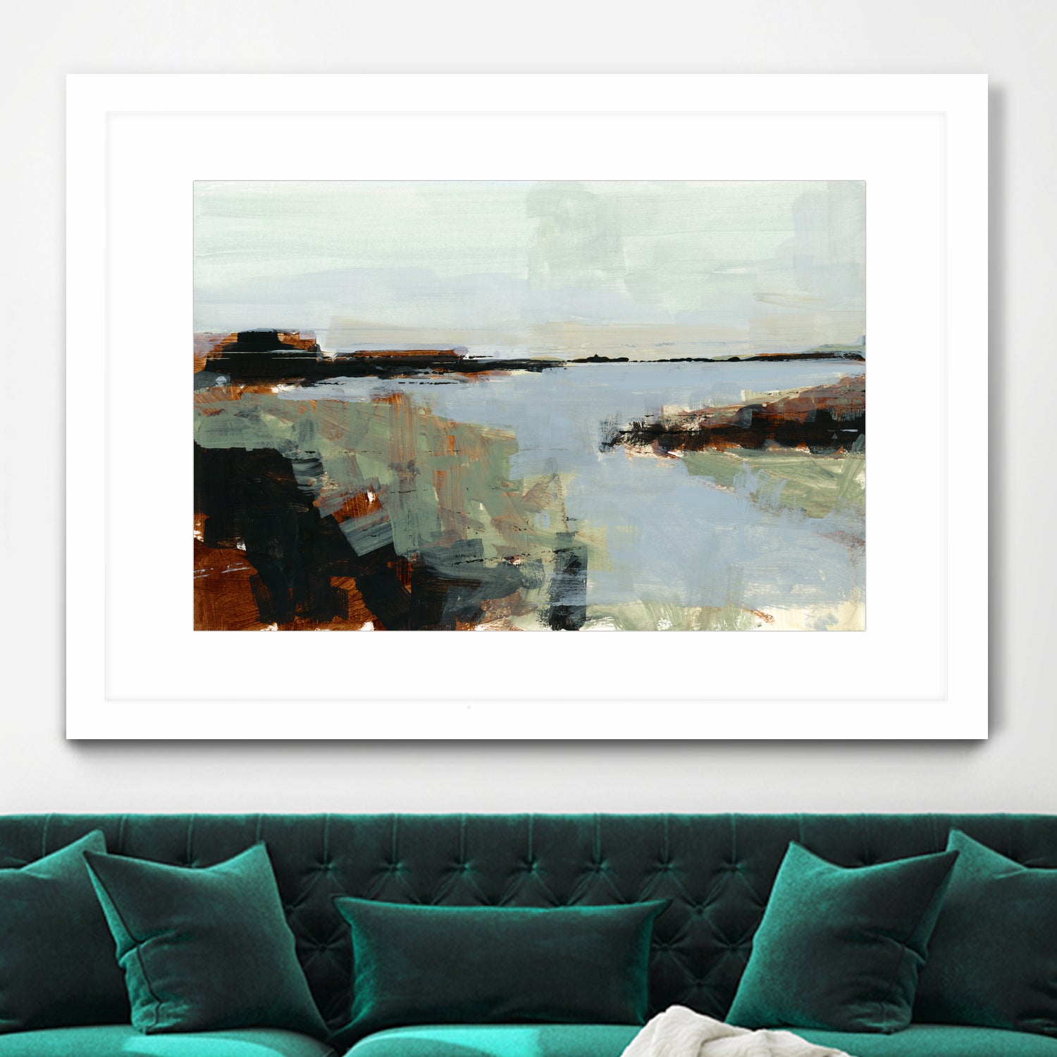 Gone Fishing by cartissi on GIANT ART - abstract landscape art nature and landscapes abstract landscape art