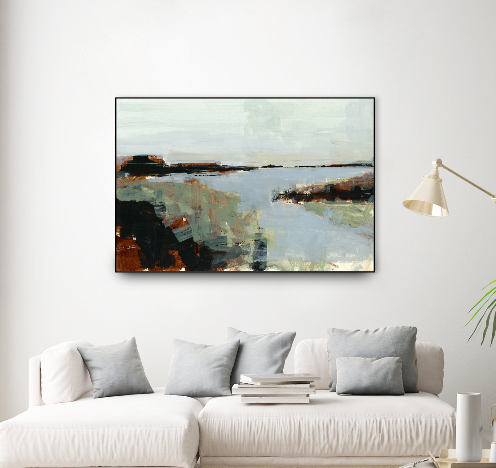Gone Fishing by cartissi on GIANT ART - abstract landscape art nature and landscapes abstract landscape art