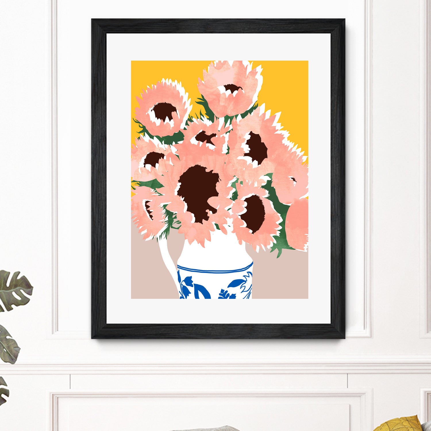 Sunshine On a Cloudy Day by Uma Gokhale on GIANT ART - floral art flowers and plants floral art