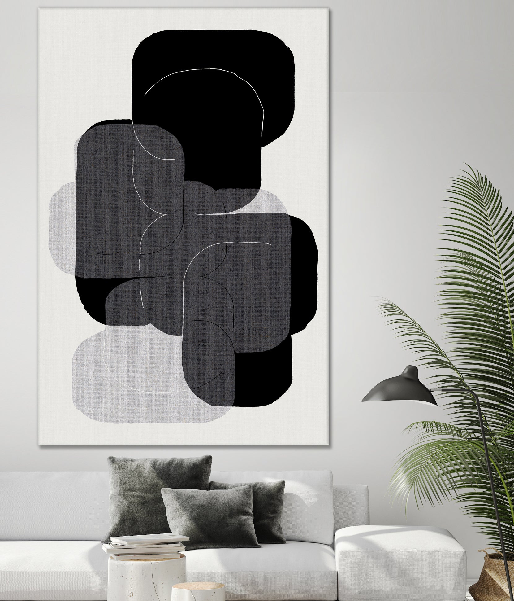 Monochrome Layers by cartissi on GIANT ART - abstract abstract art