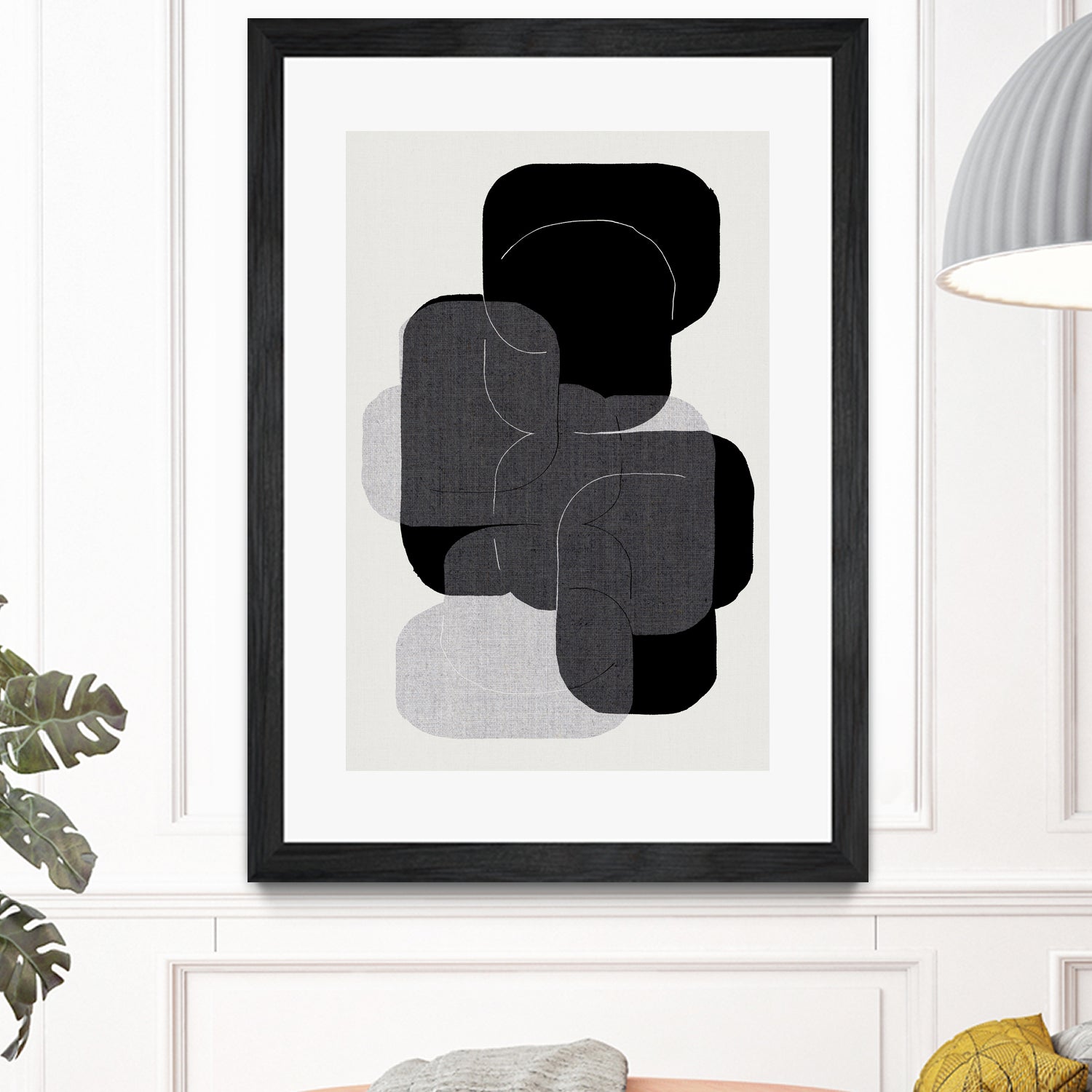 Monochrome Layers by cartissi on GIANT ART - abstract abstract art