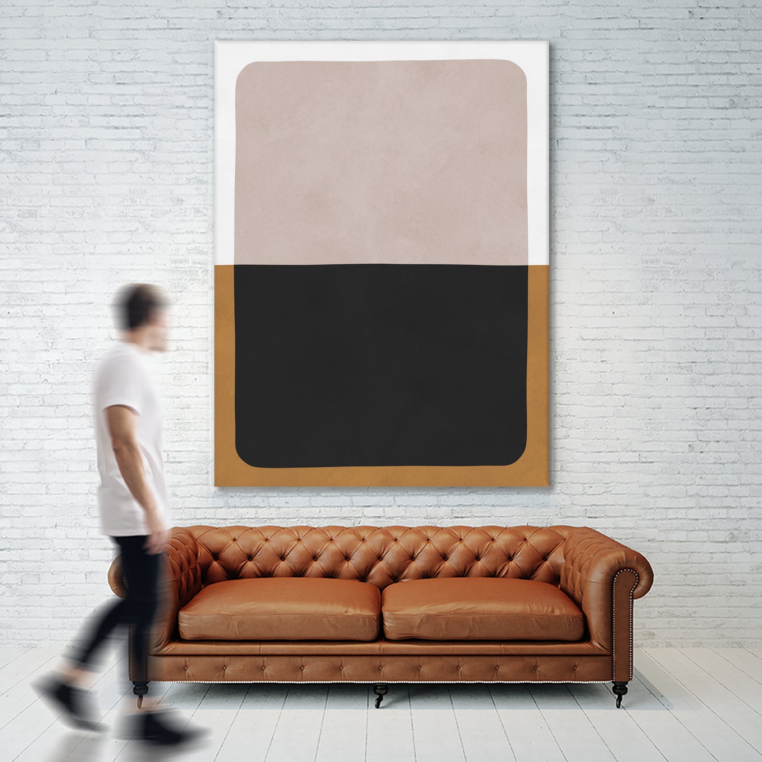 Two overlapping colors 1 by Vitor Costa on GIANT ART