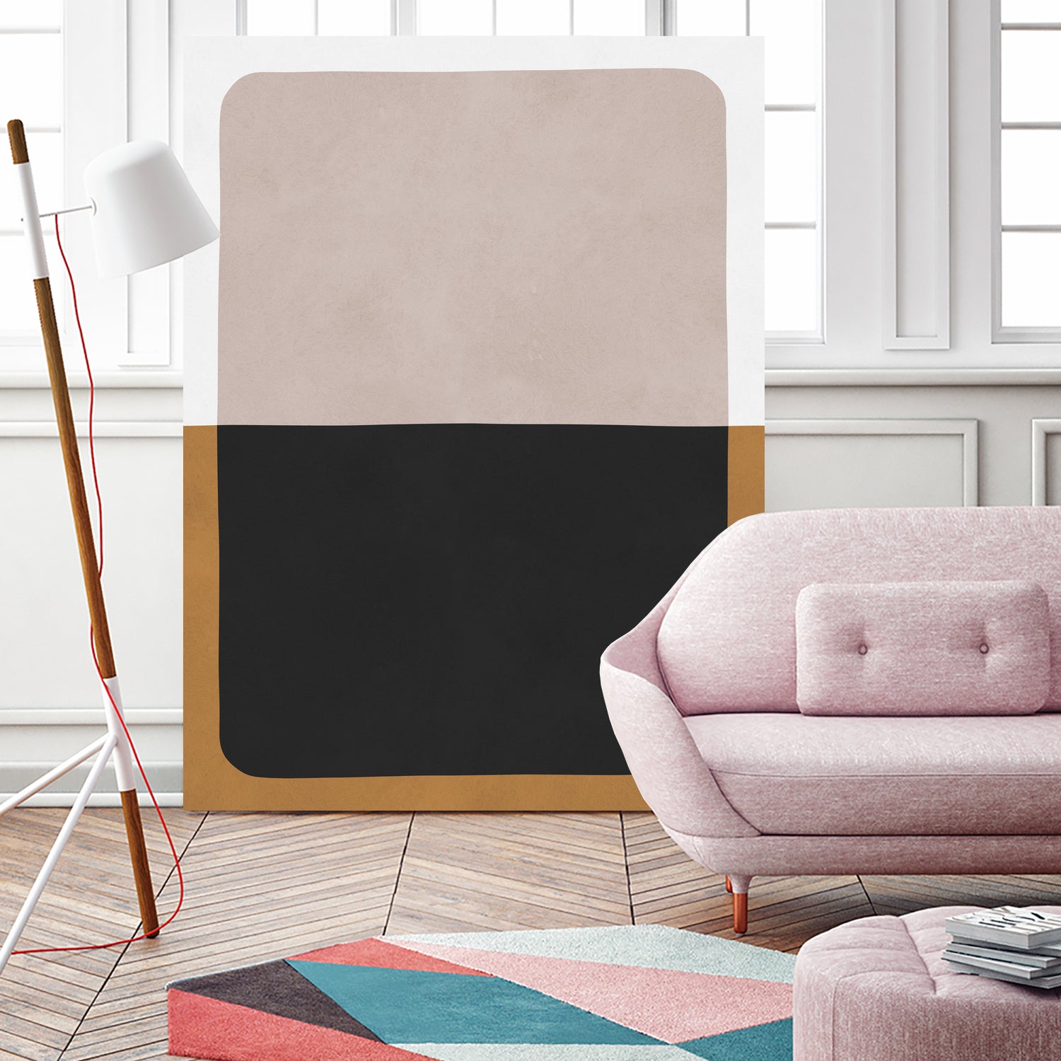 Two overlapping colors 1 by Vitor Costa on GIANT ART