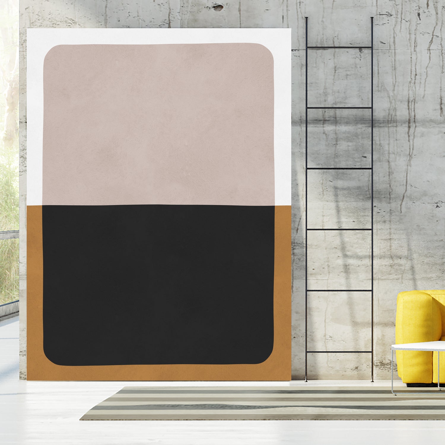 Two overlapping colors 1 by Vitor Costa on GIANT ART