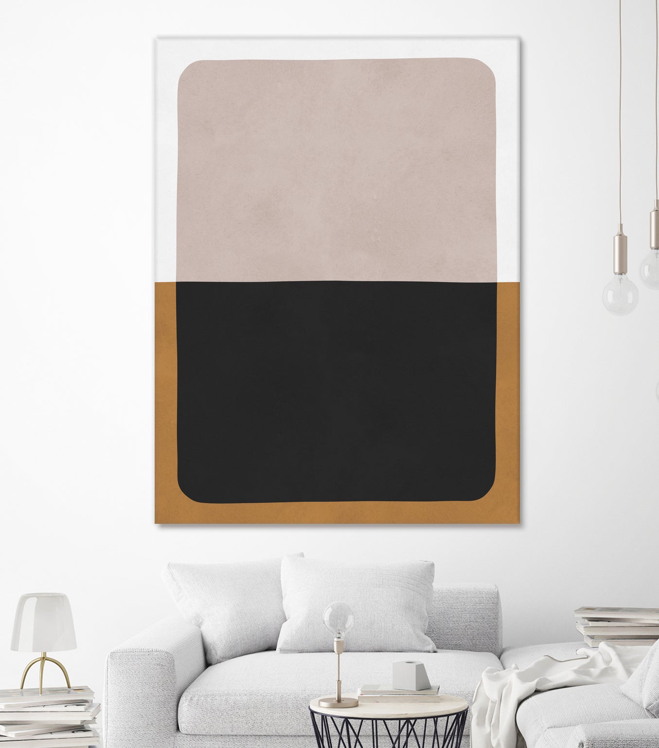 Two overlapping colors 1 by Vitor Costa on GIANT ART