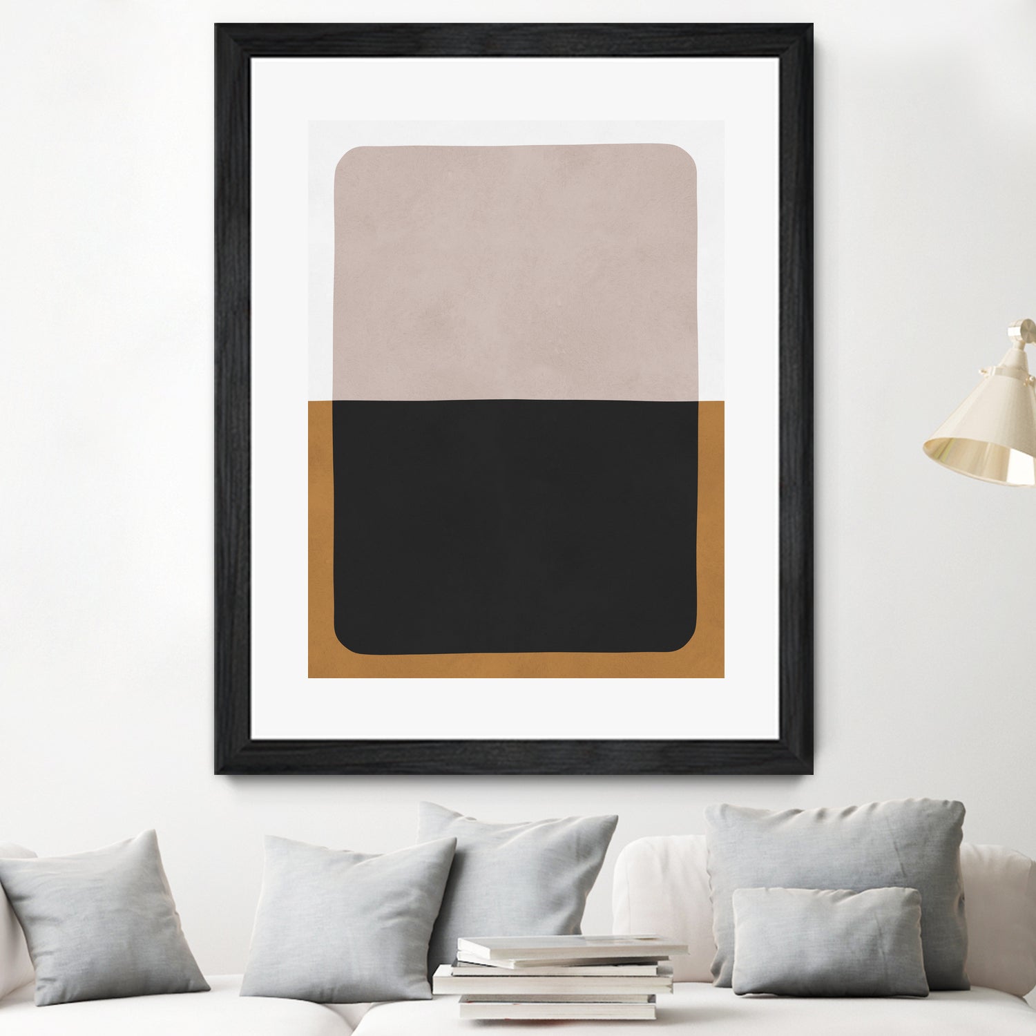 Two overlapping colors 1 by Vitor Costa on GIANT ART