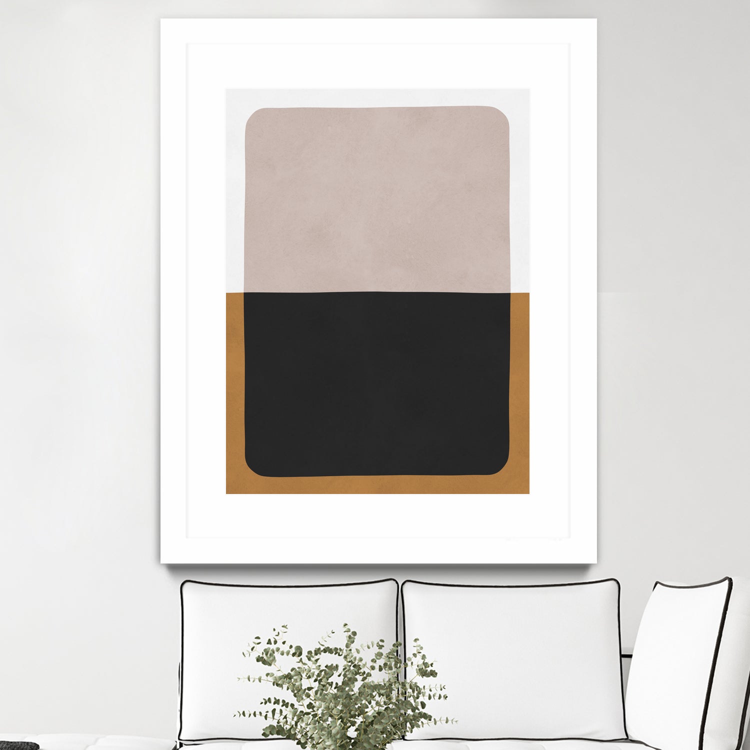 Two overlapping colors 1 by Vitor Costa on GIANT ART