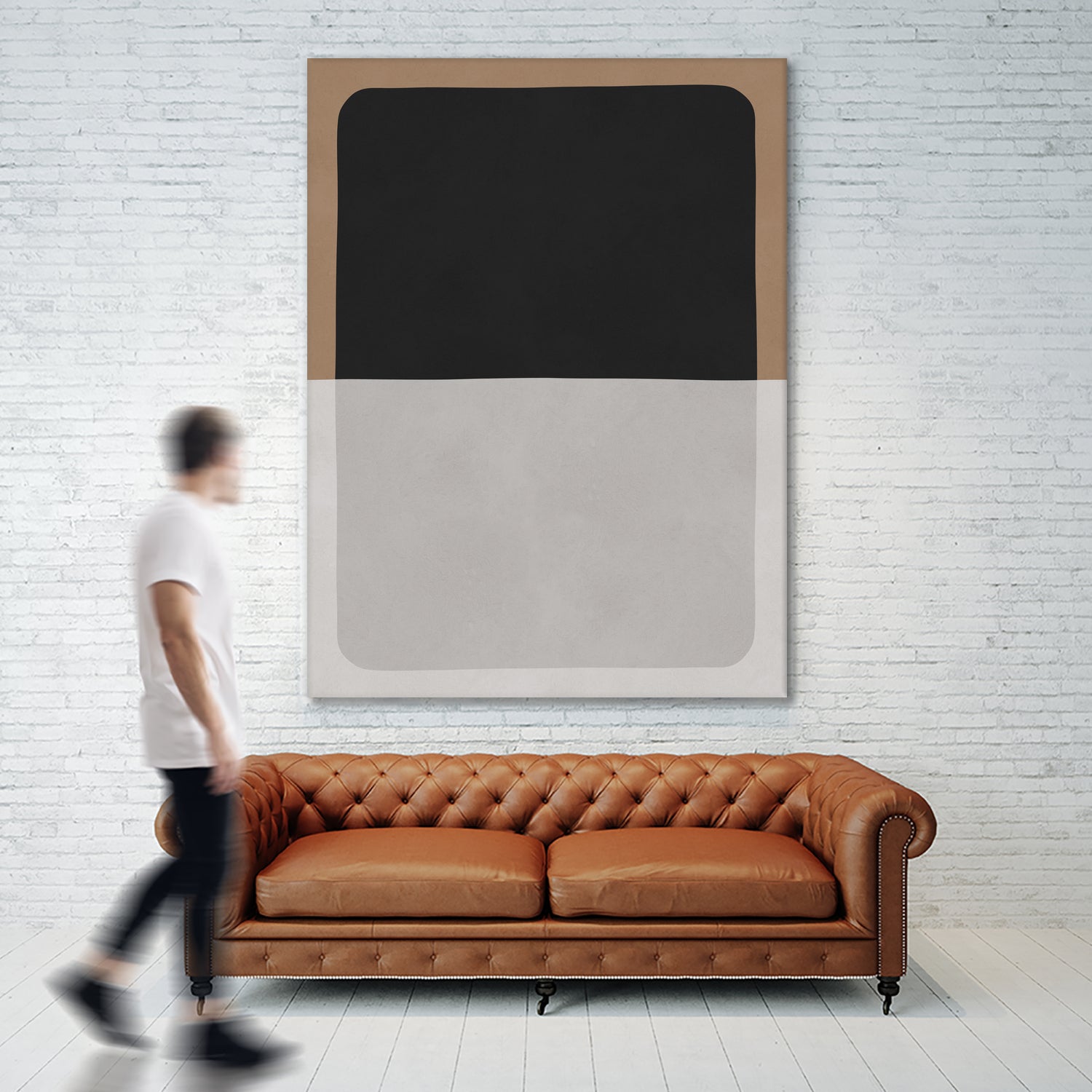 Black and brown art 1 by Vitor Costa on GIANT ART