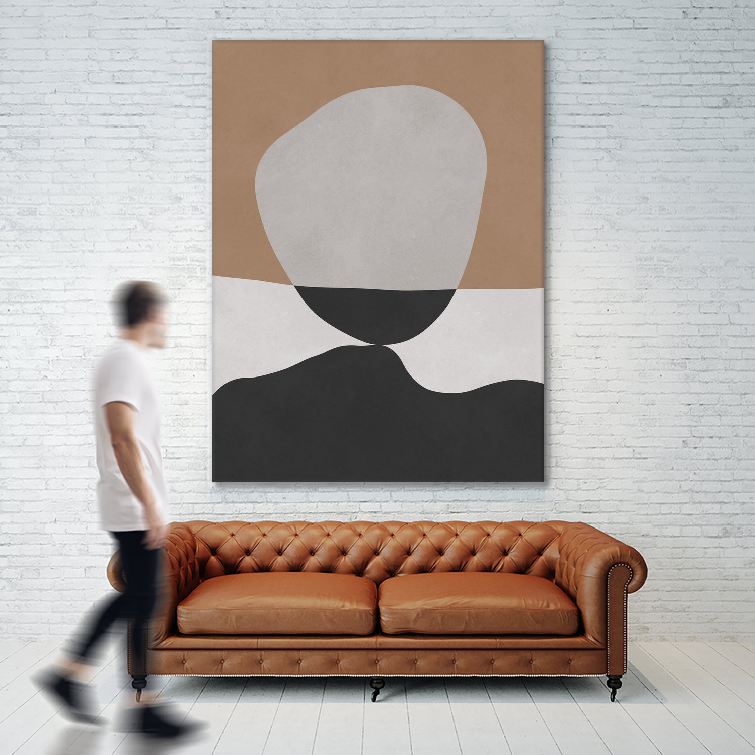 Black and brown art 6 by Vitor Costa on GIANT ART