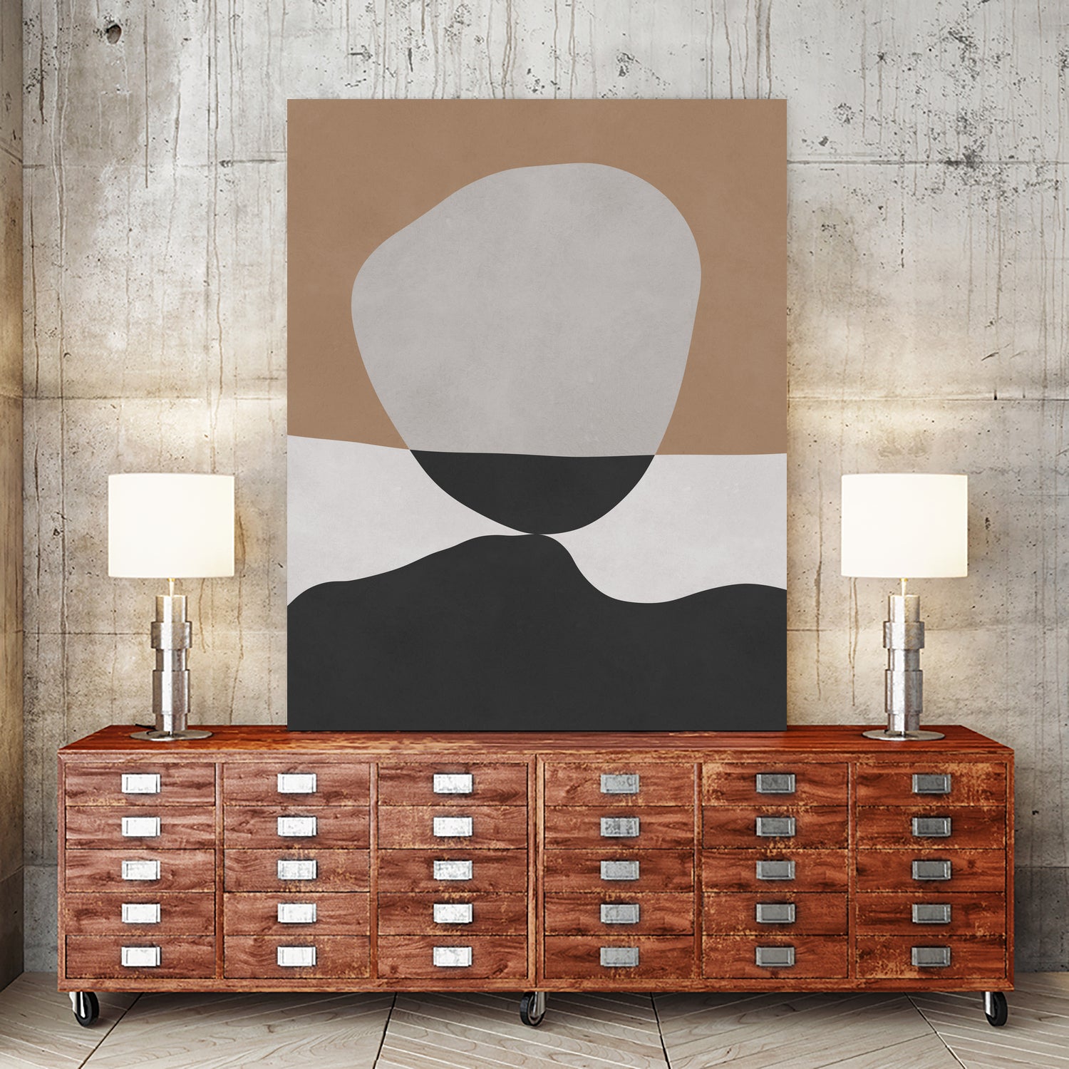 Black and brown art 6 by Vitor Costa on GIANT ART