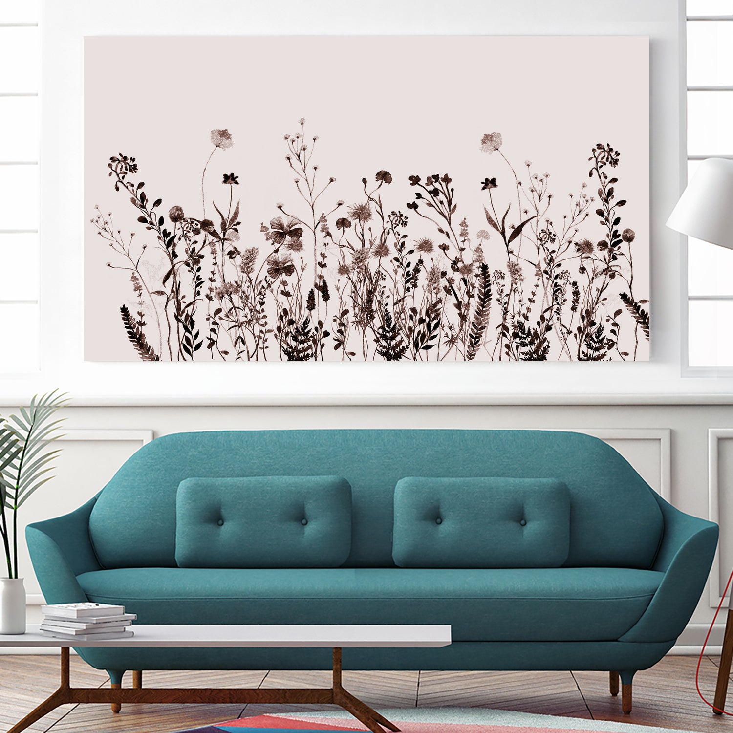 Wildflower Meadow Brown Summer Creme by Monika Strigel on GIANT ART - 15372 photography