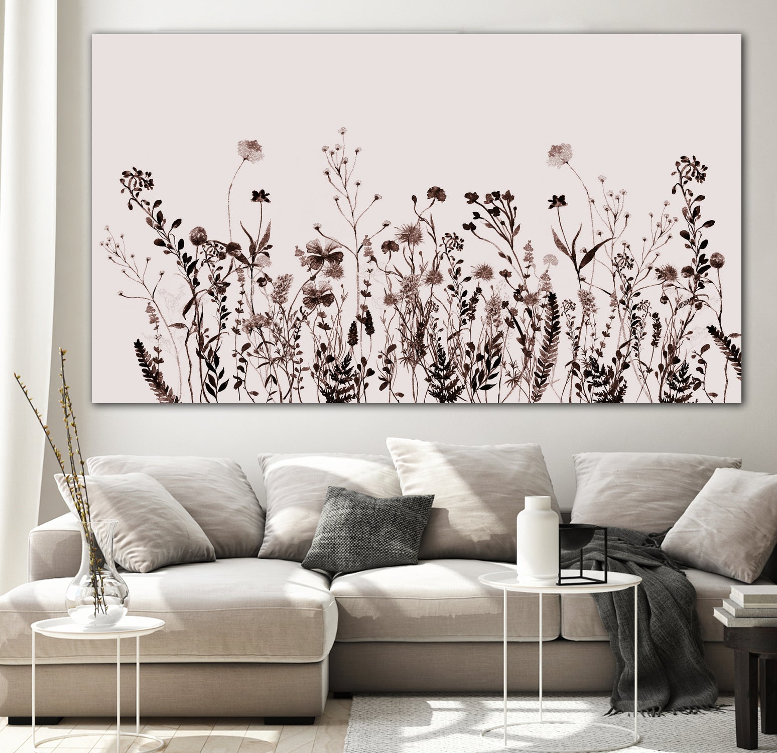 Wildflower Meadow Brown Summer Creme by Monika Strigel on GIANT ART - 15372 photography