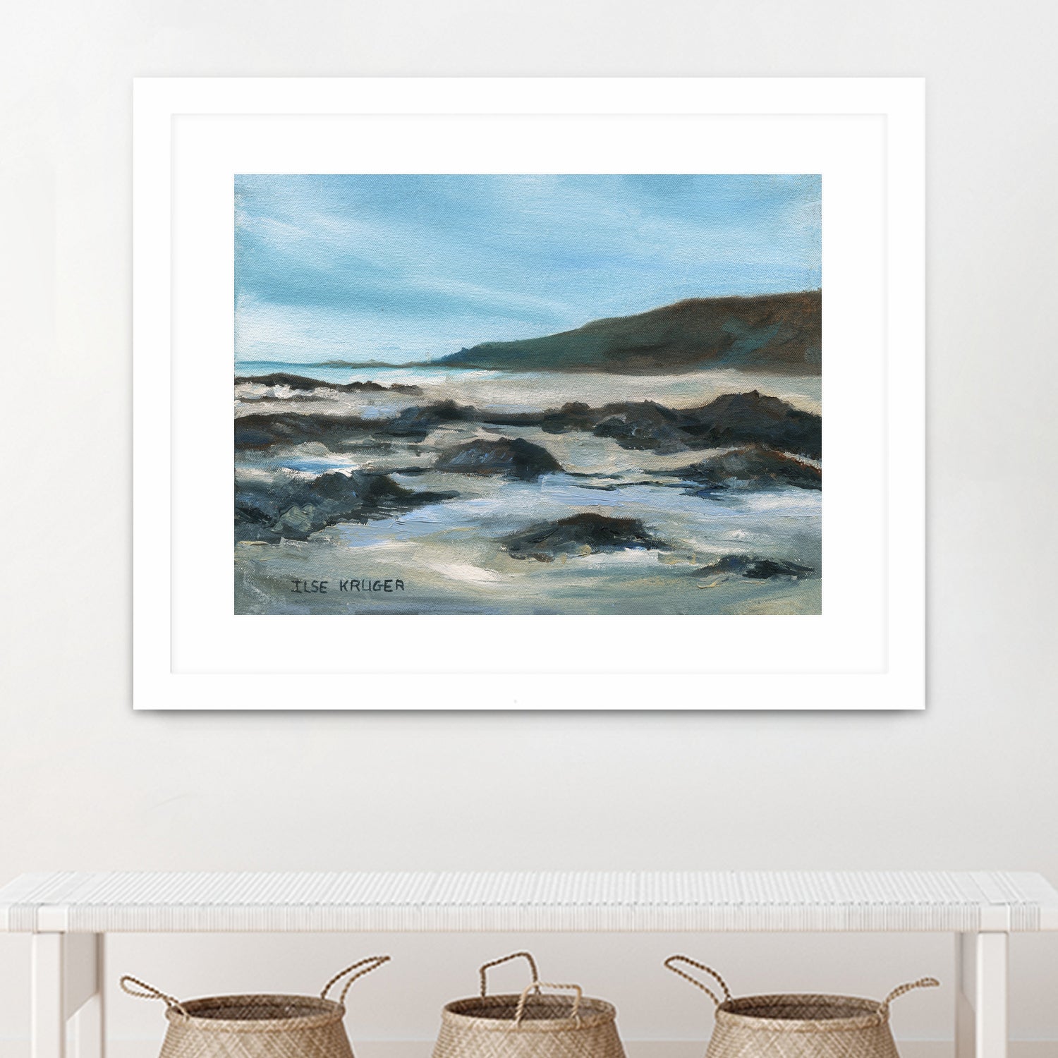 Rocky Shoreline Scene by Ilse Kruger on GIANT ART - 4786 photography