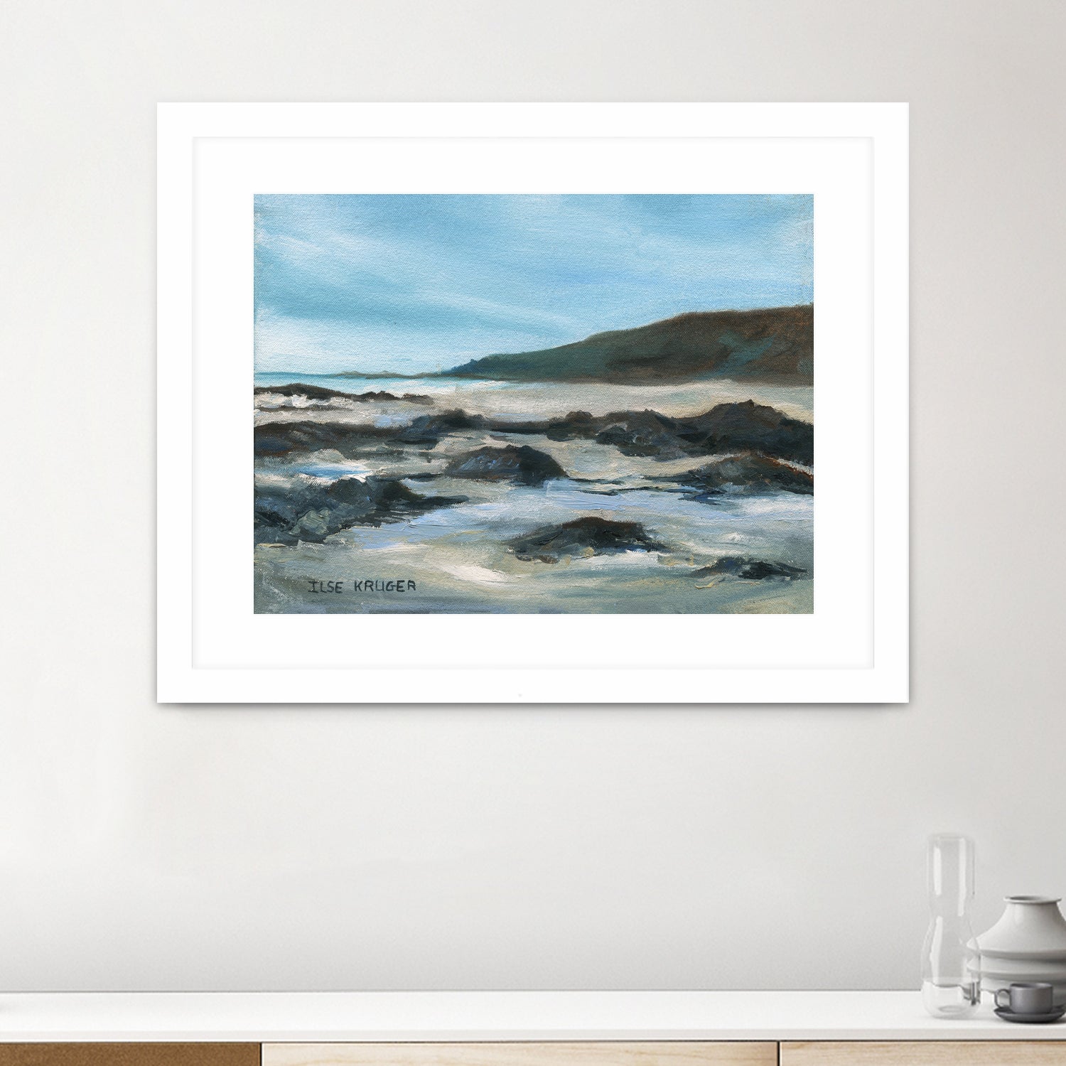 Rocky Shoreline Scene by Ilse Kruger on GIANT ART - 4786 photography