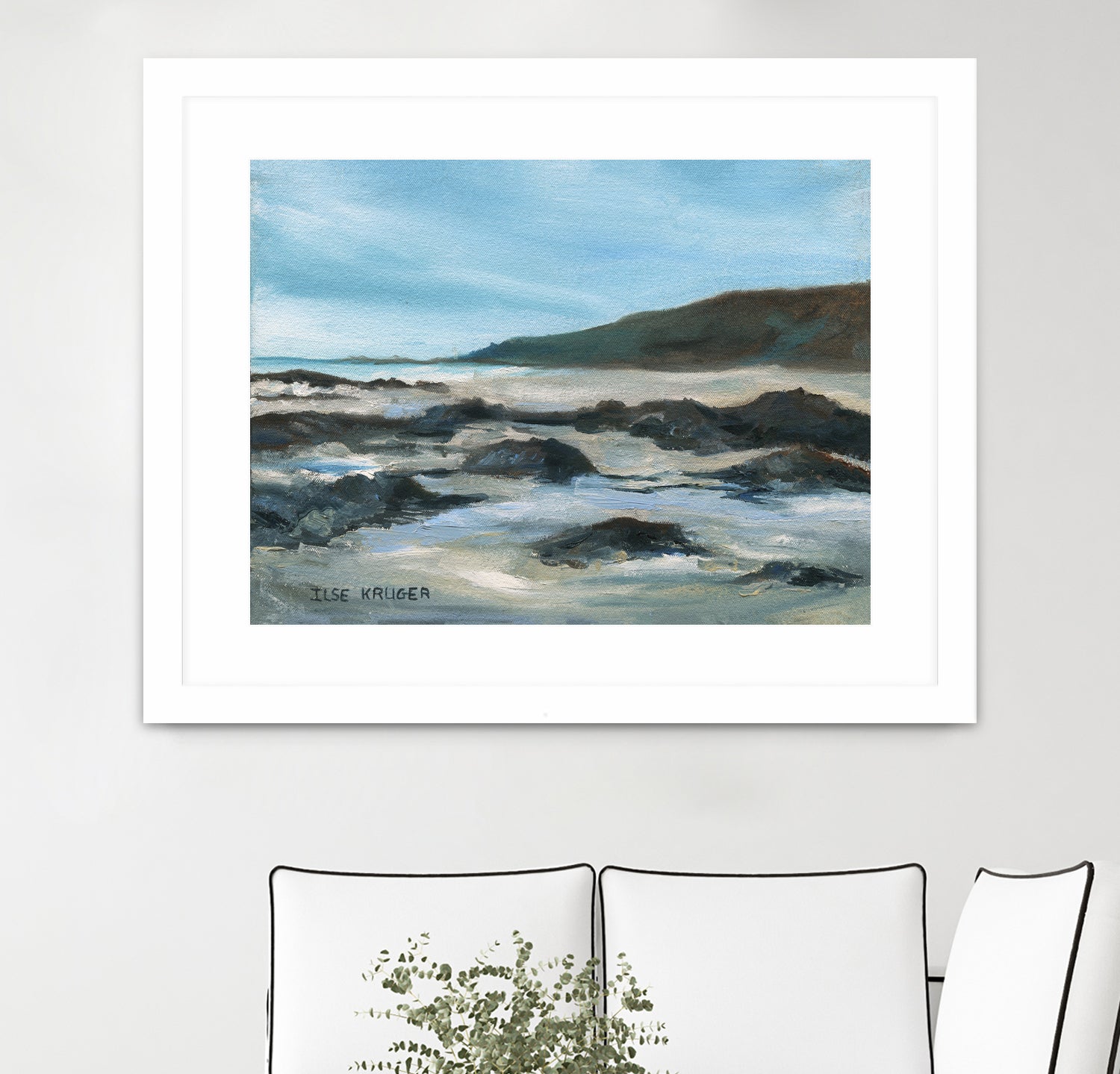 Rocky Shoreline Scene by Ilse Kruger on GIANT ART - 4786 photography