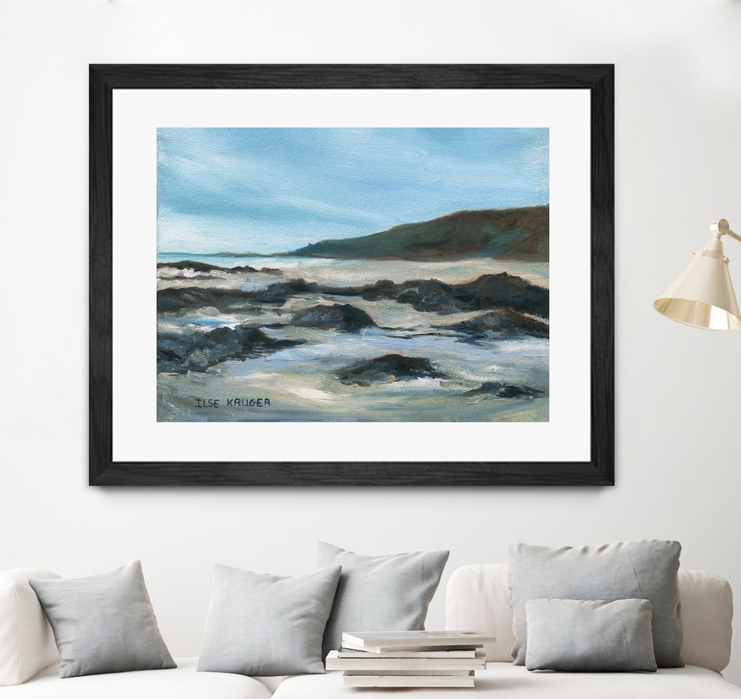 Rocky Shoreline Scene by Ilse Kruger on GIANT ART - 4786 photography
