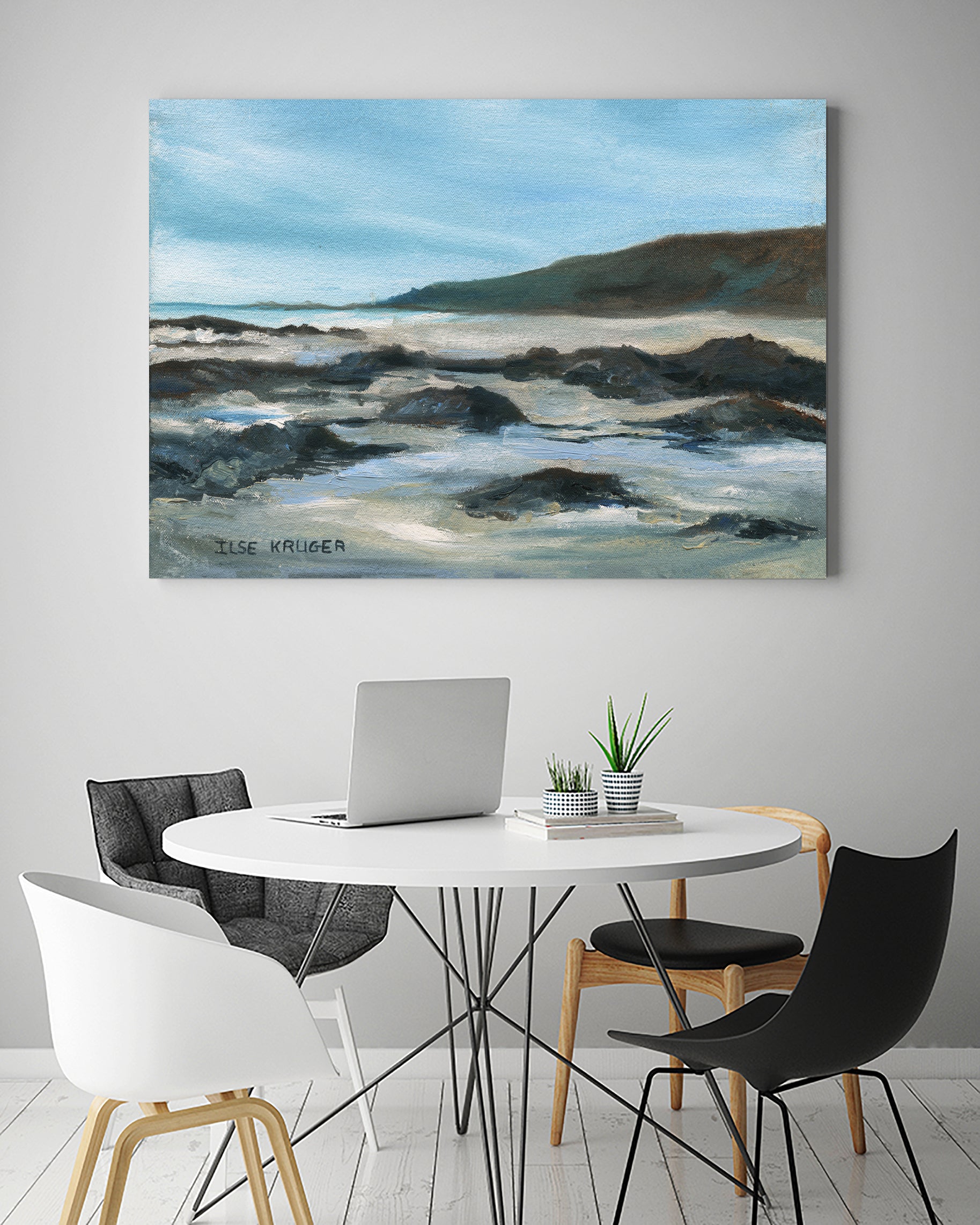 Rocky Shoreline Scene by Ilse Kruger on GIANT ART - 4786 photography