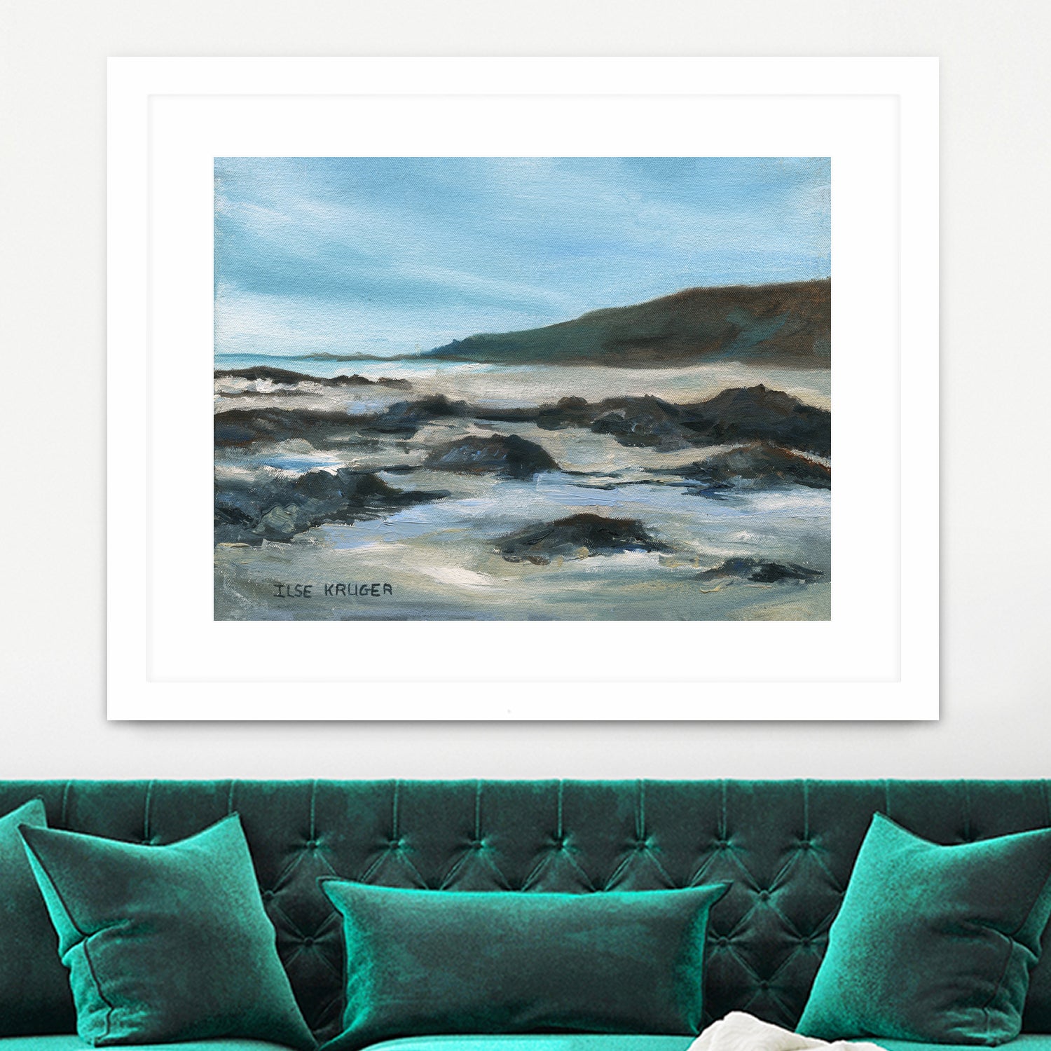 Rocky Shoreline Scene by Ilse Kruger on GIANT ART - 4786 photography