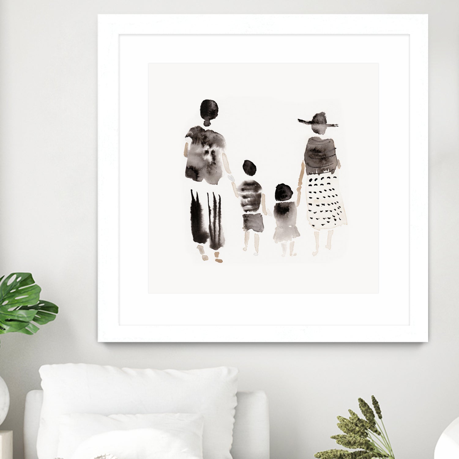Family Silhouettes by Danushka Abeygoda on GIANT ART - 7200 illustration