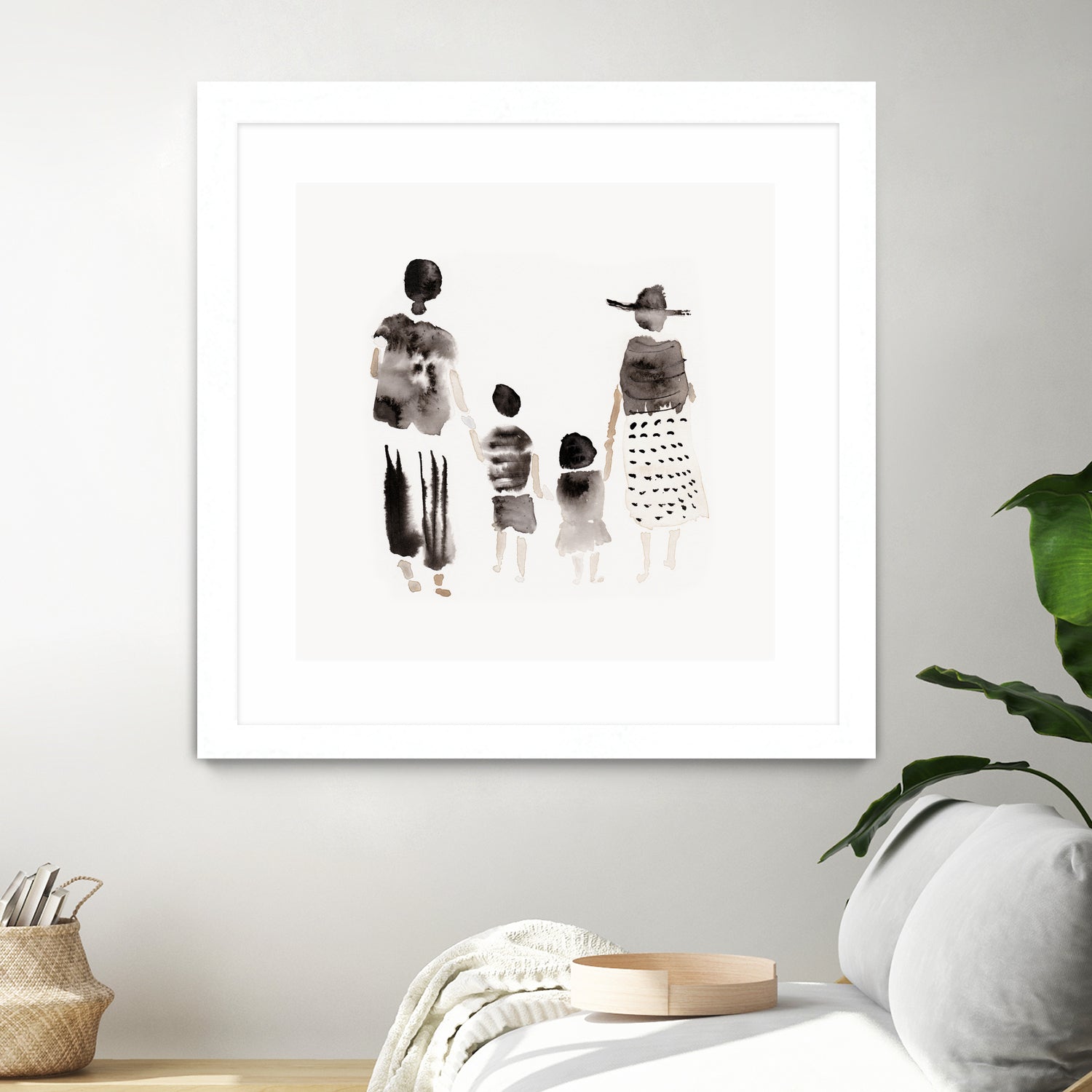 Family Silhouettes by Danushka Abeygoda on GIANT ART - 7200 illustration