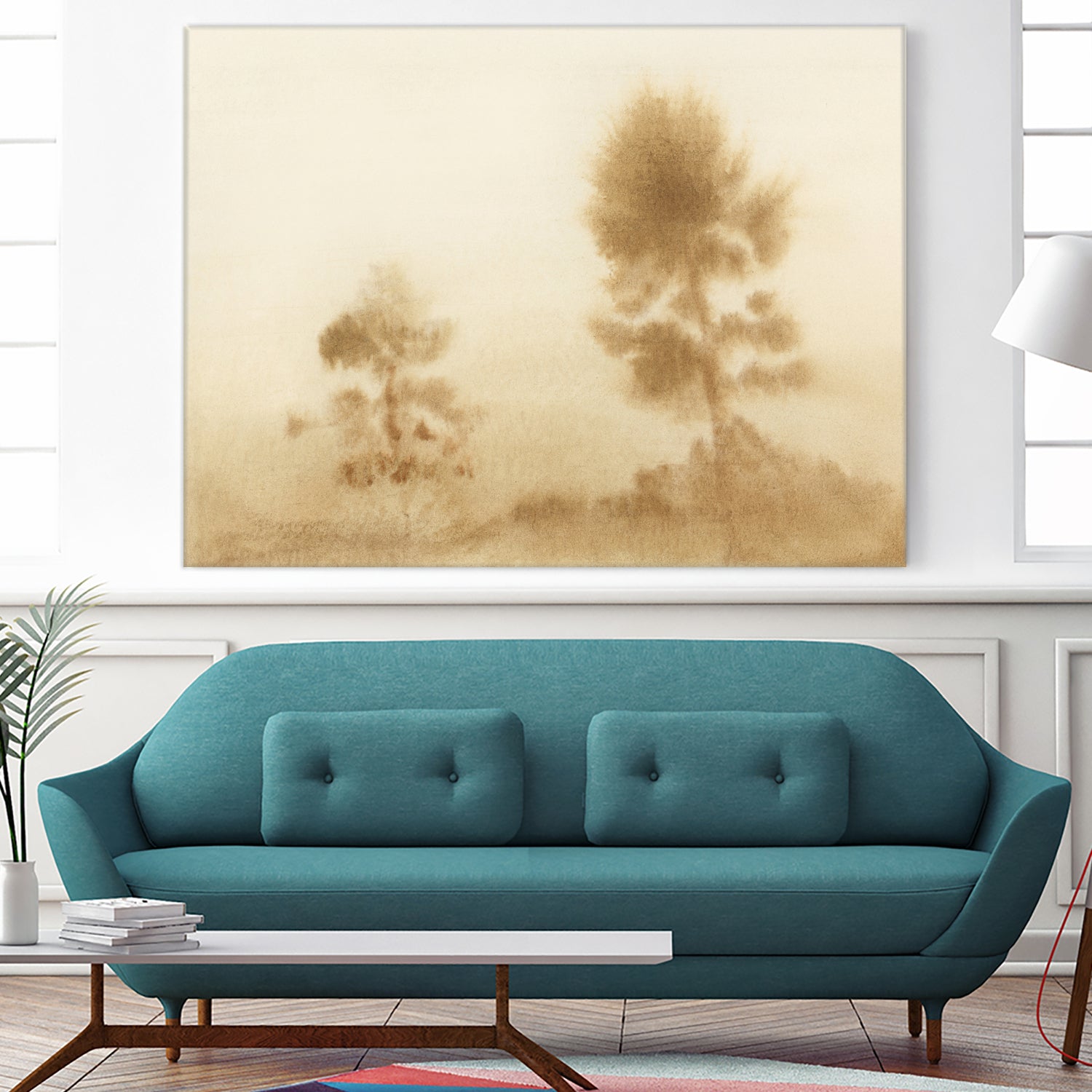 Misty Meadow by Dan Hobday on GIANT ART - outdoor