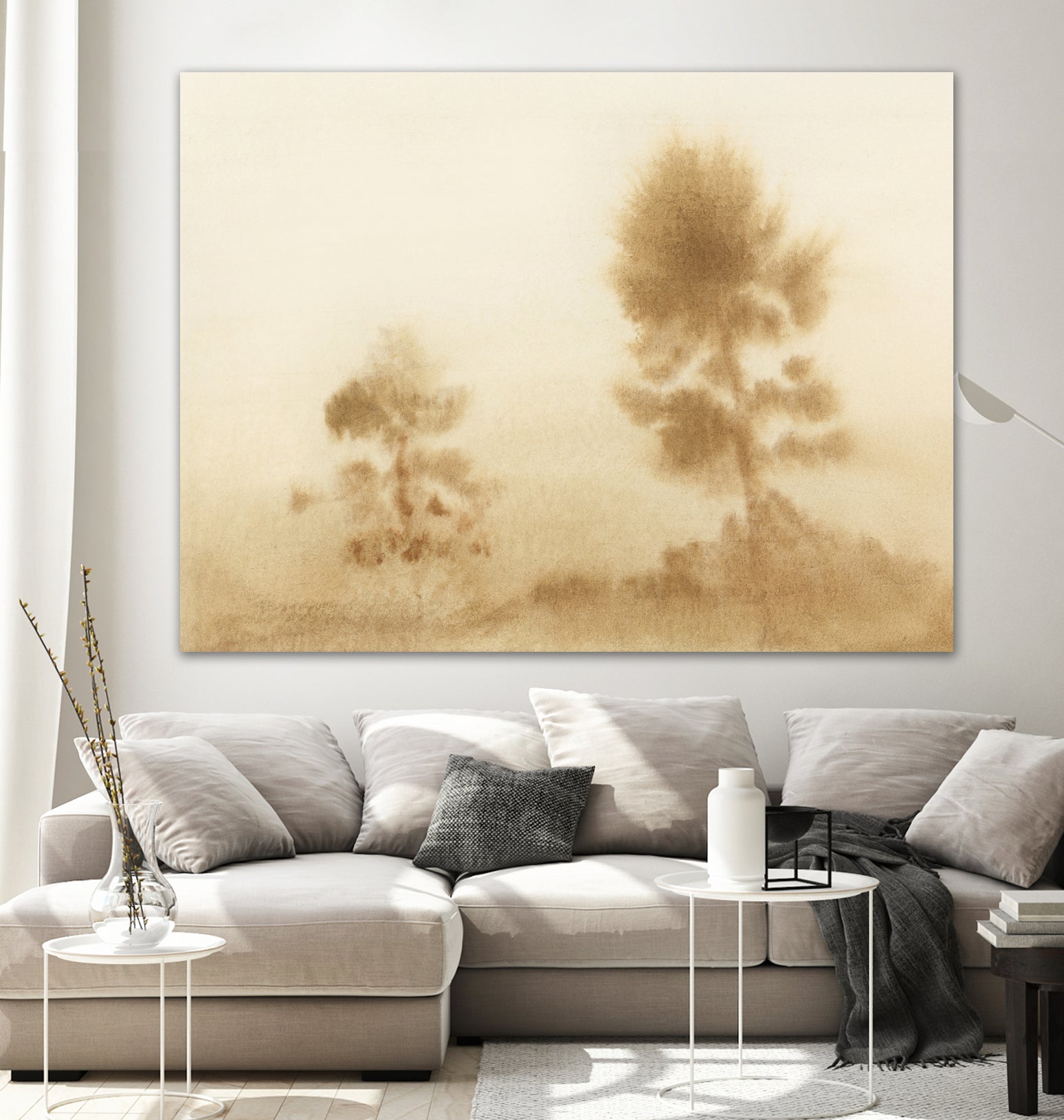 Misty Meadow by Dan Hobday on GIANT ART - outdoor