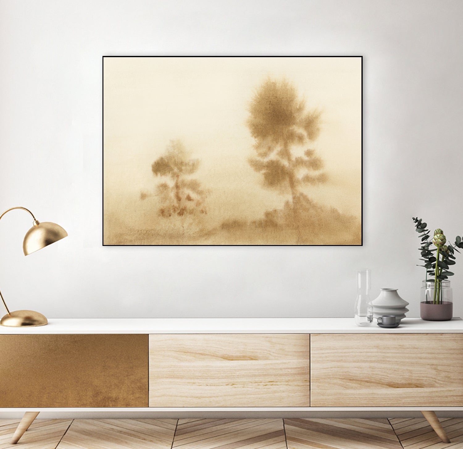 Misty Meadow by Dan Hobday on GIANT ART - outdoor