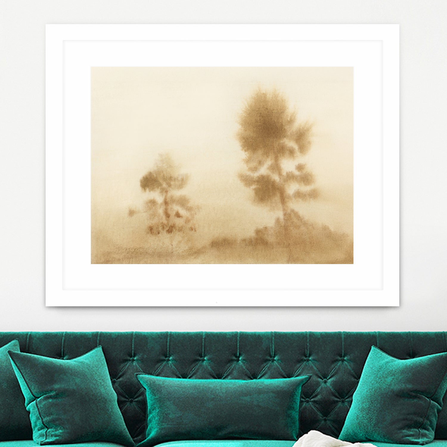 Misty Meadow by Dan Hobday on GIANT ART - outdoor