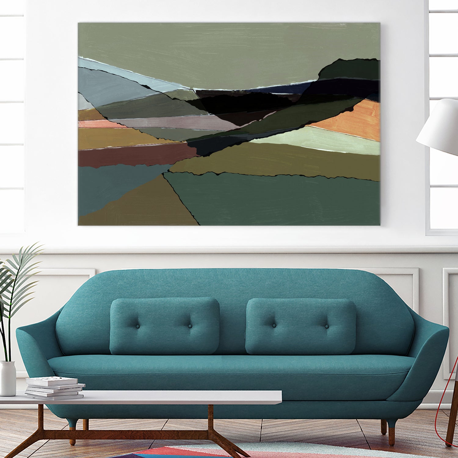 Subdued Landscape by cartissi on GIANT ART - abstract landscape art nature and landscapes abstract landscape art