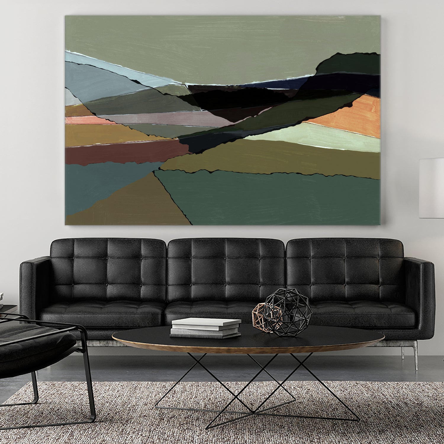 Subdued Landscape by cartissi on GIANT ART - abstract landscape art nature and landscapes abstract landscape art
