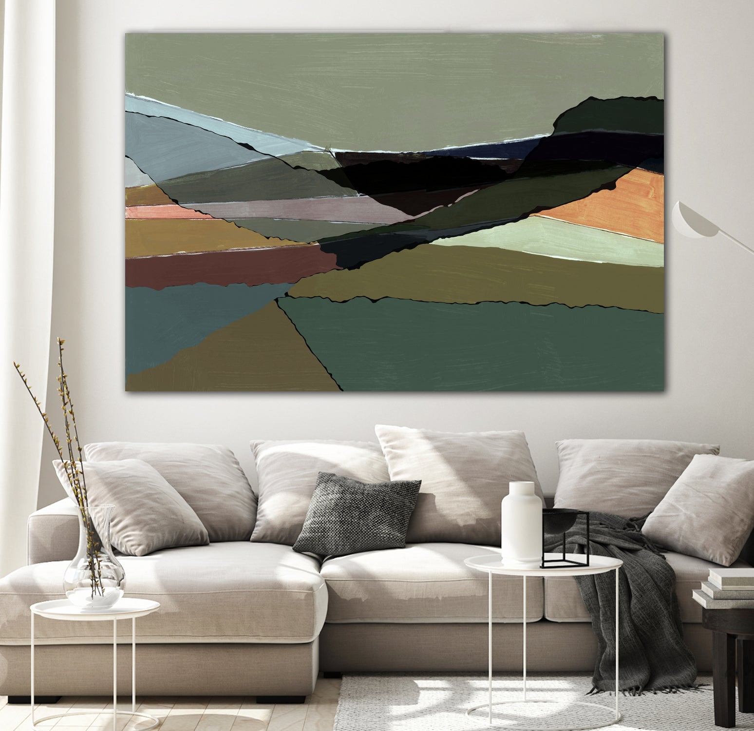 Subdued Landscape by cartissi on GIANT ART - abstract landscape art nature and landscapes abstract landscape art
