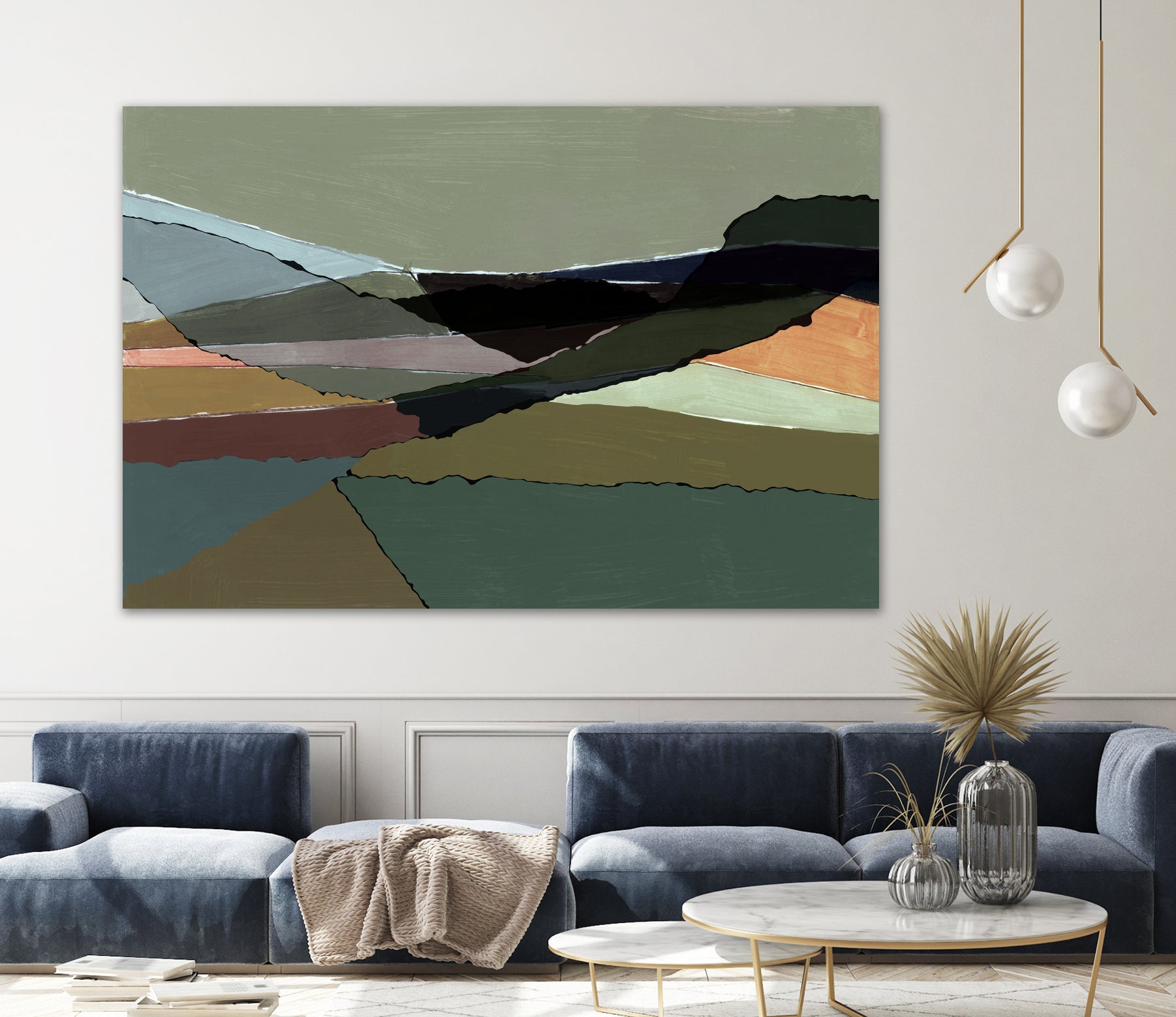 Subdued Landscape by cartissi on GIANT ART - abstract landscape art nature and landscapes abstract landscape art