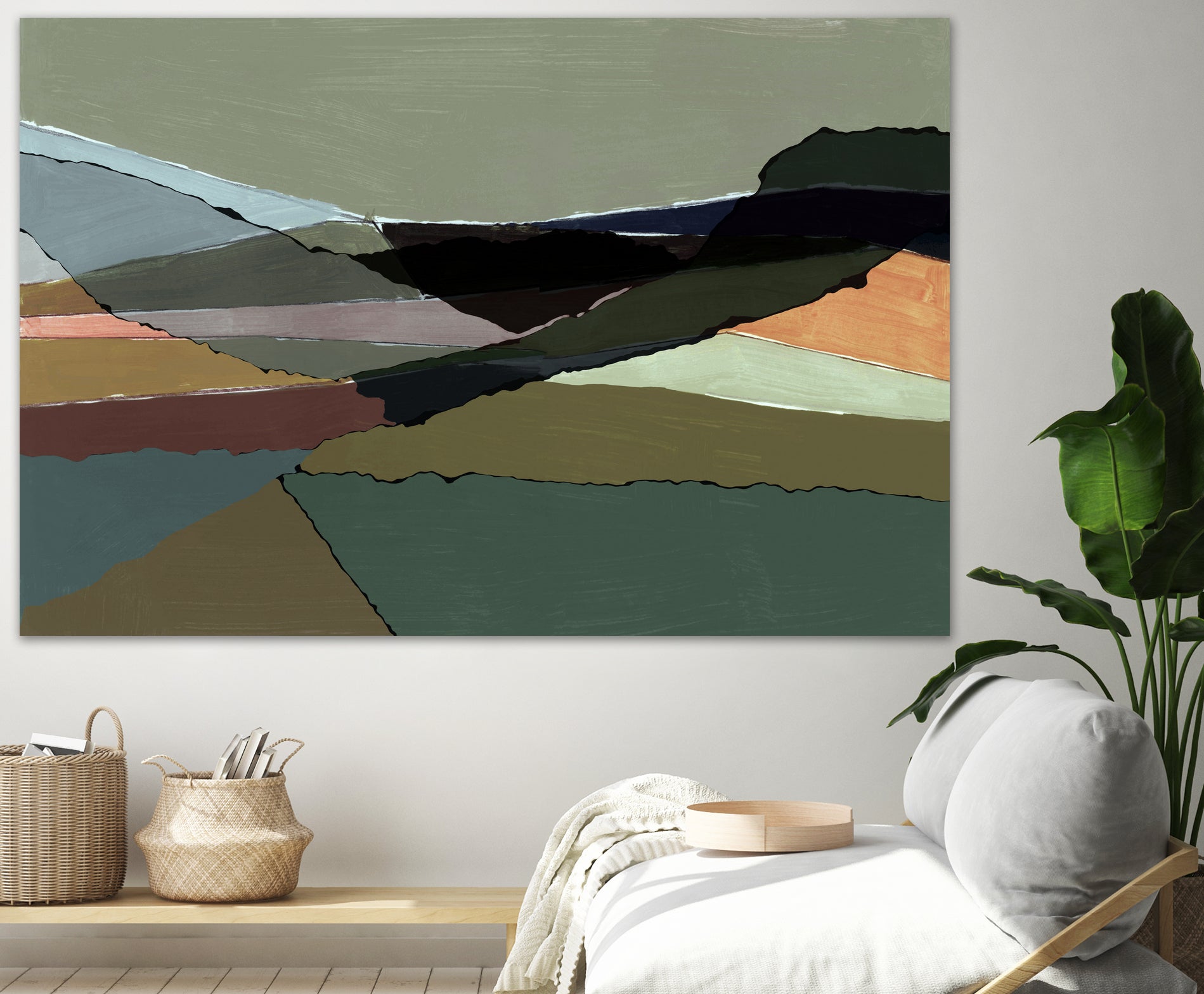 Subdued Landscape by cartissi on GIANT ART - abstract landscape art nature and landscapes abstract landscape art