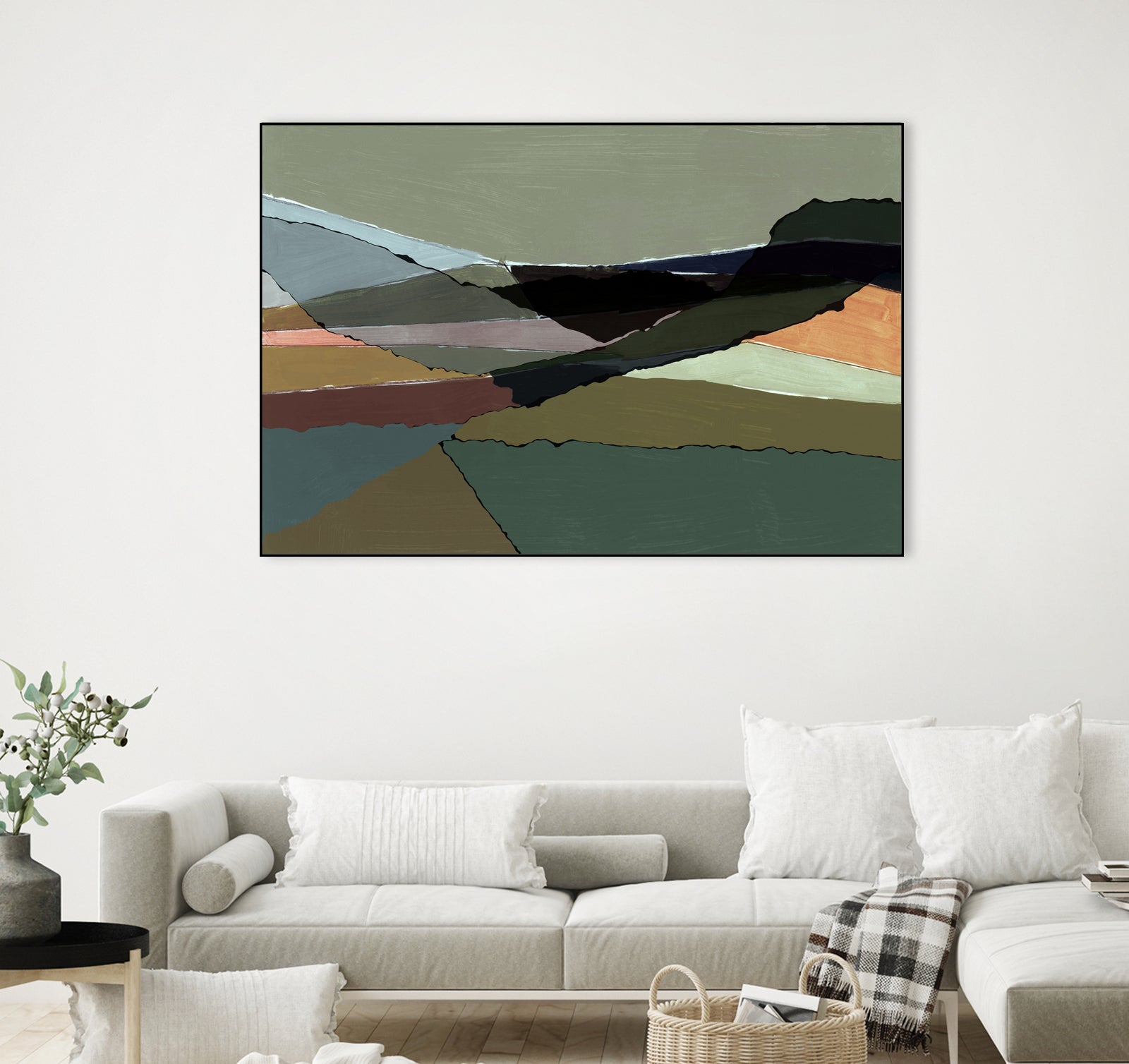 Subdued Landscape by cartissi on GIANT ART - abstract landscape art nature and landscapes abstract landscape art