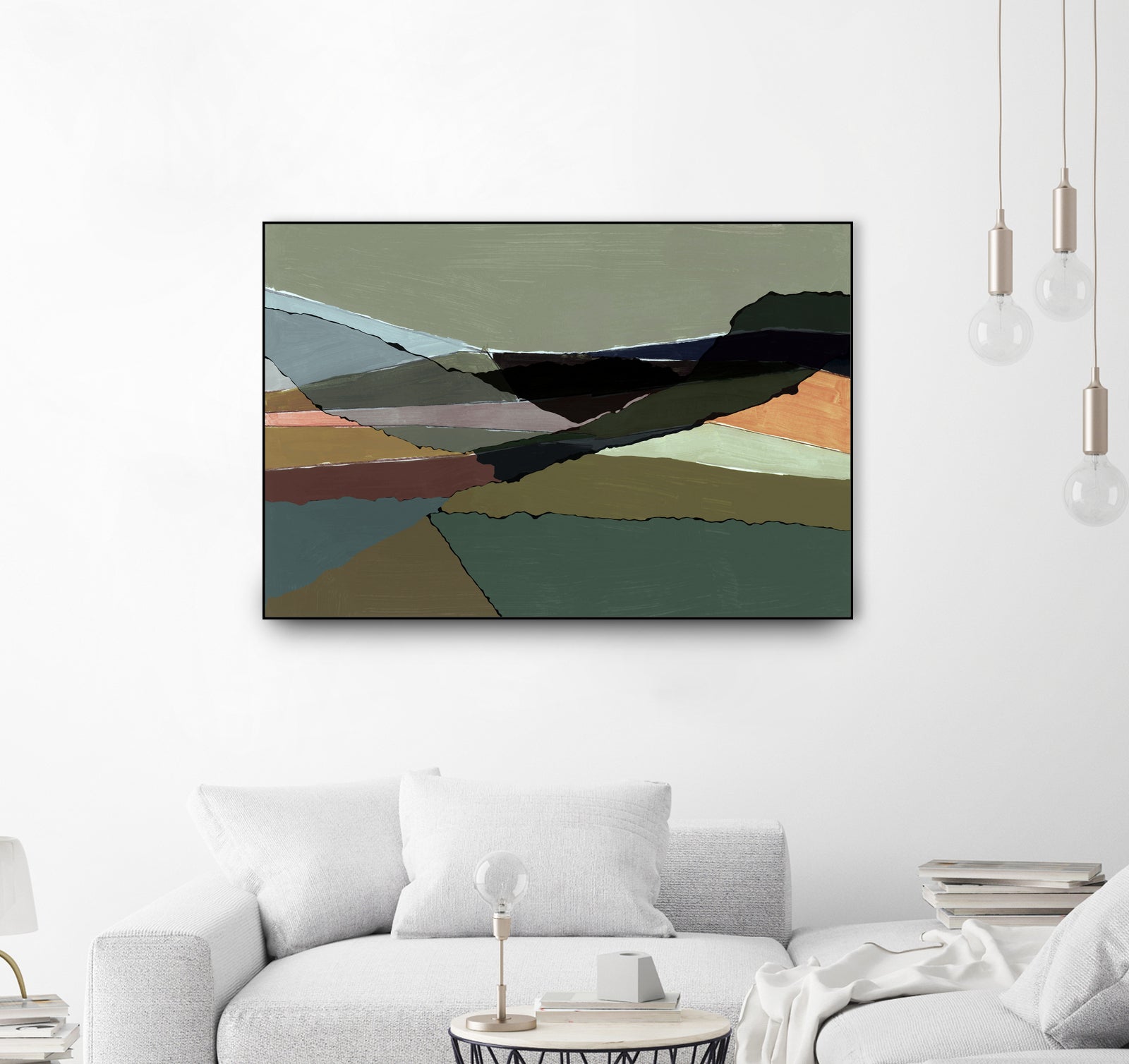 Subdued Landscape by cartissi on GIANT ART - abstract landscape art nature and landscapes abstract landscape art