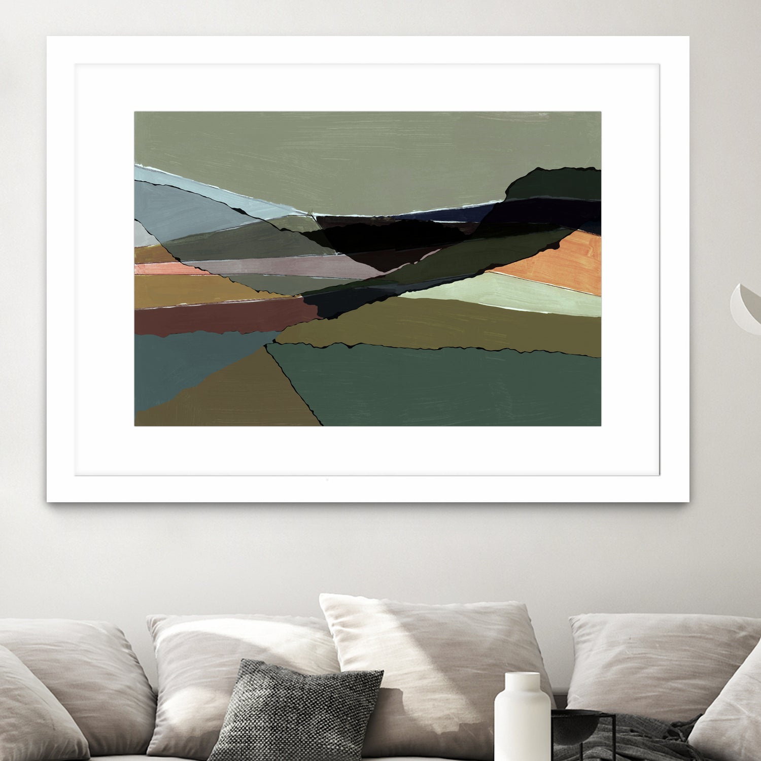 Subdued Landscape by cartissi on GIANT ART - abstract landscape art nature and landscapes abstract landscape art