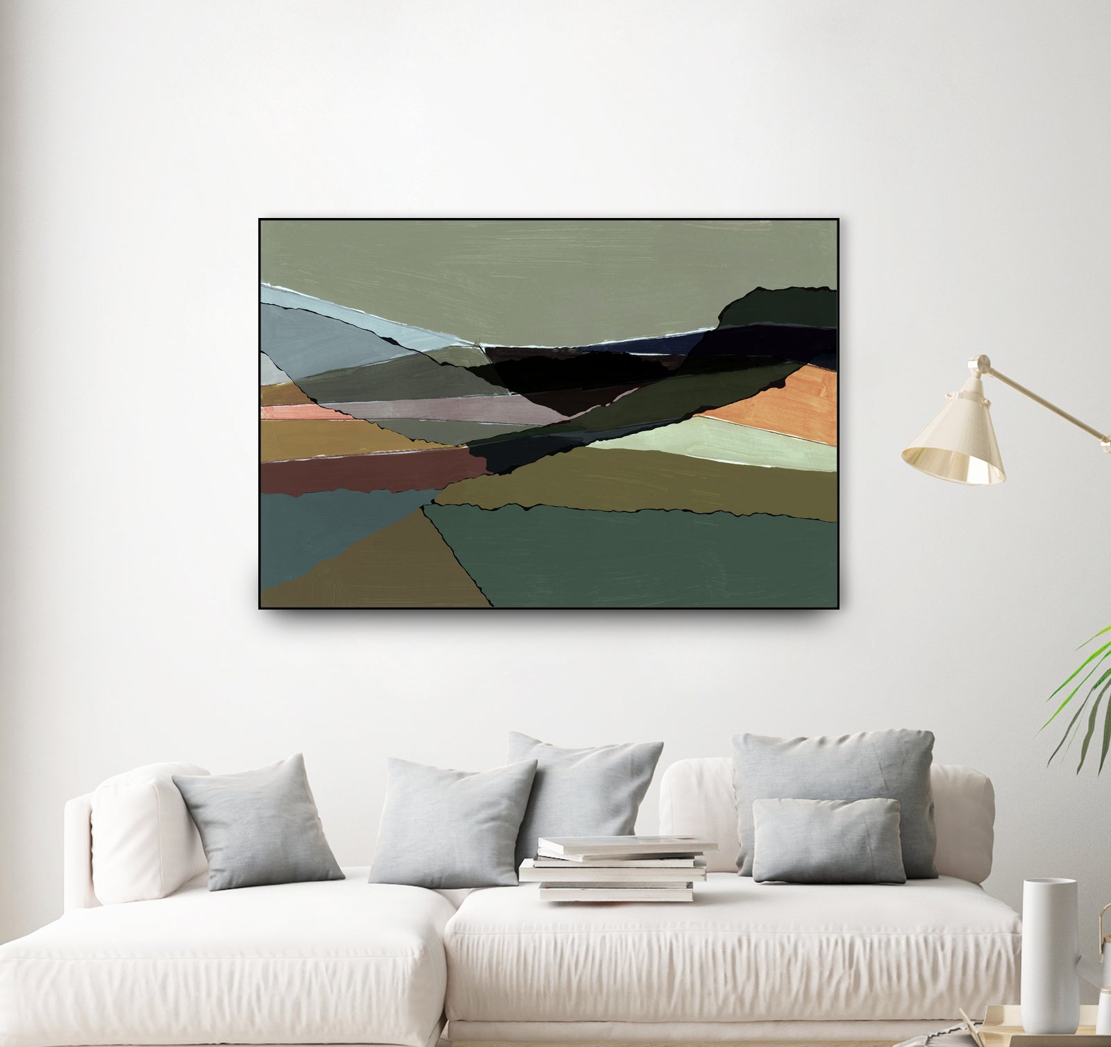 Subdued Landscape by cartissi on GIANT ART - abstract landscape art nature and landscapes abstract landscape art