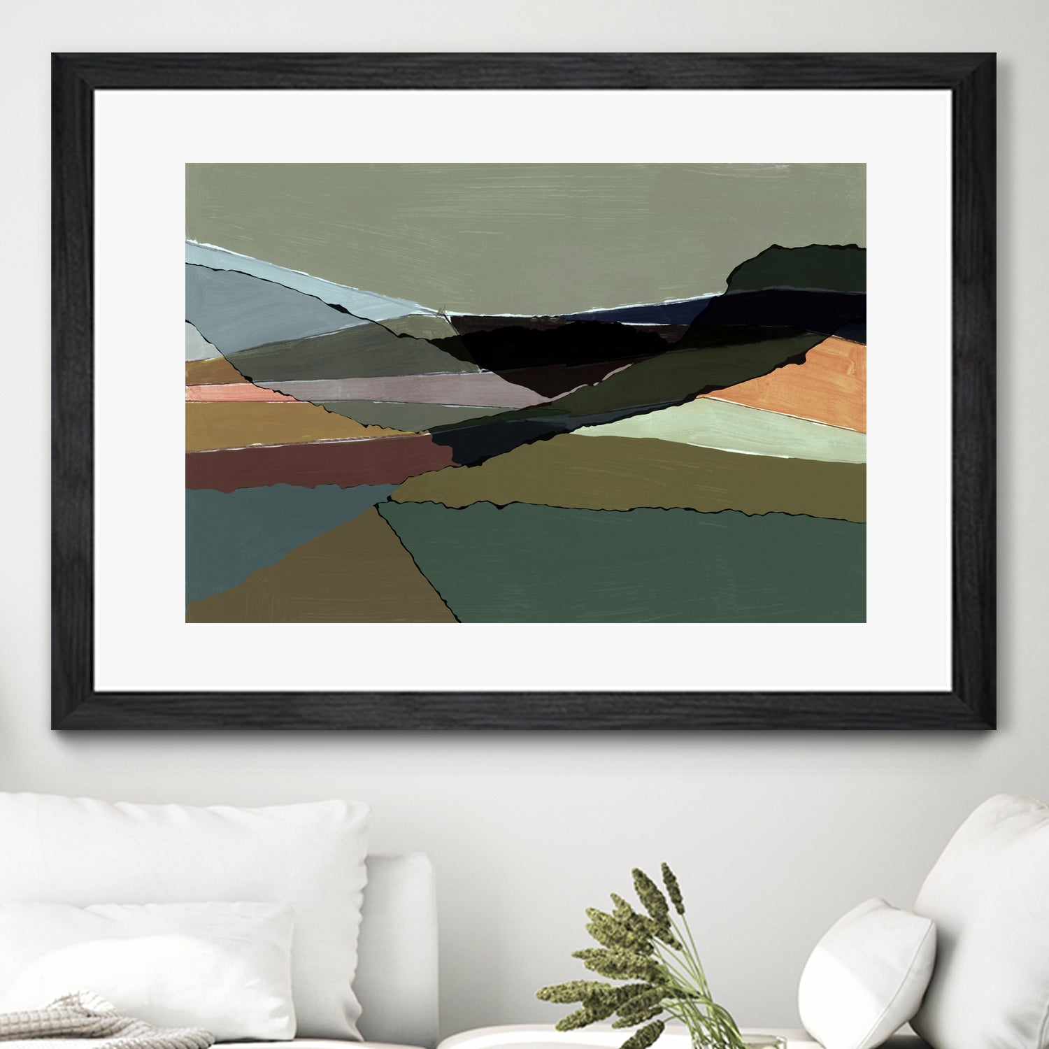 Subdued Landscape by cartissi on GIANT ART - abstract landscape art nature and landscapes abstract landscape art