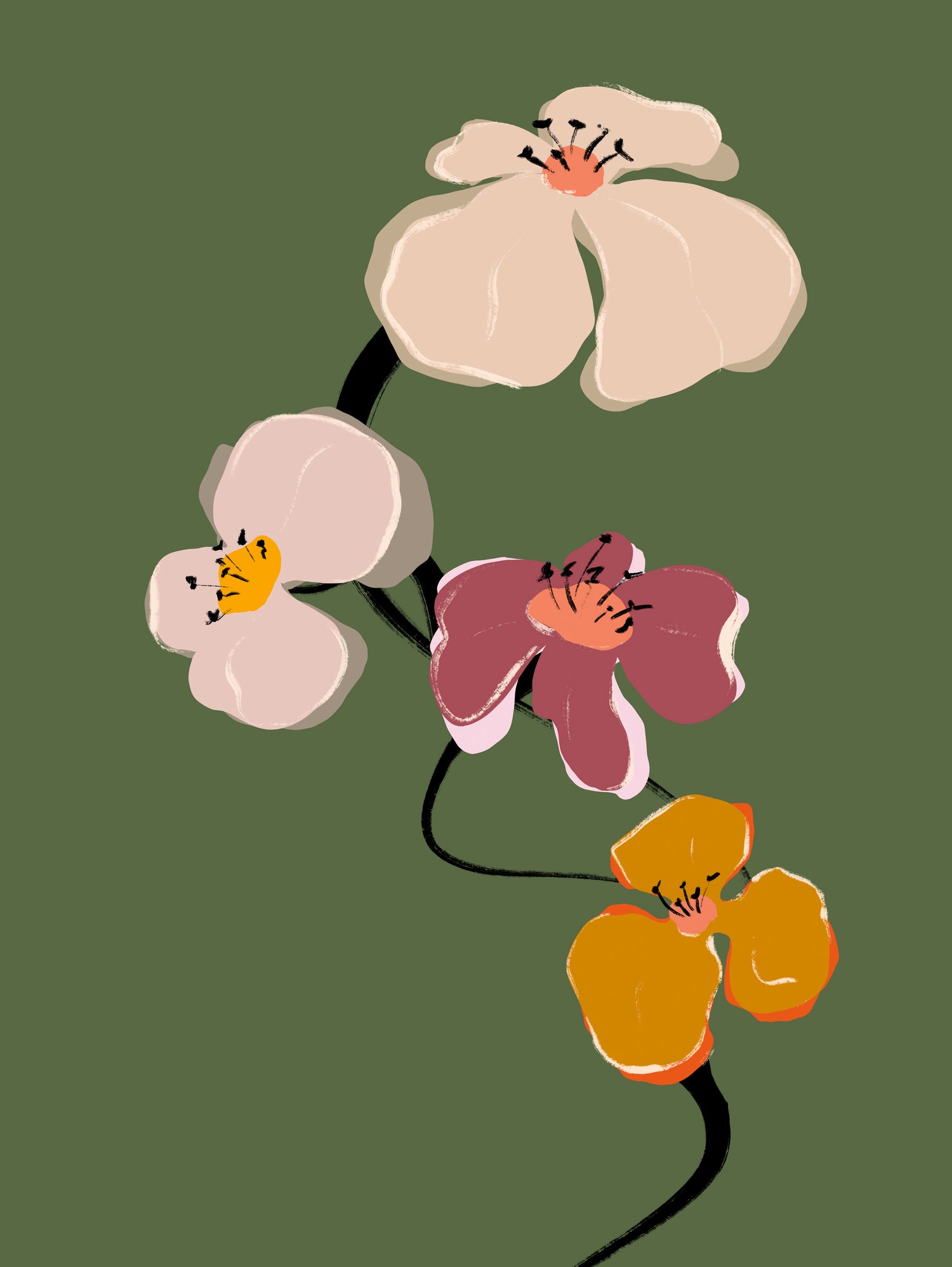 Zenflowersno15 by Treechild on GIANT ART -