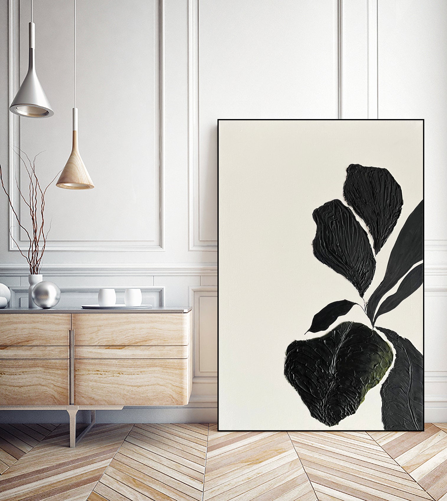 Floral Abstract 1 by Soniya Vijayakumar on GIANT ART - flowers and plants