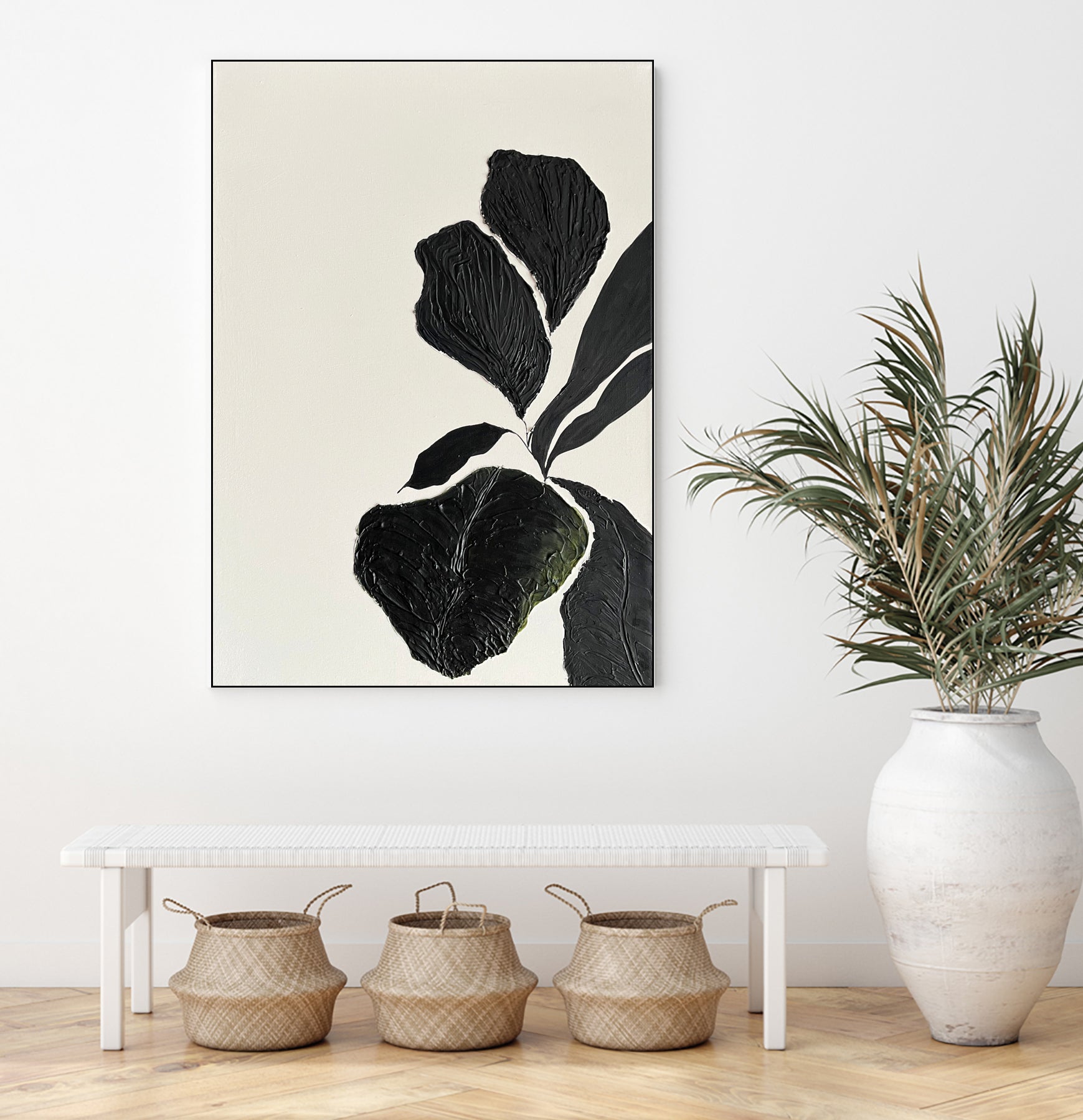 Floral Abstract 1 by Soniya Vijayakumar on GIANT ART - flowers and plants