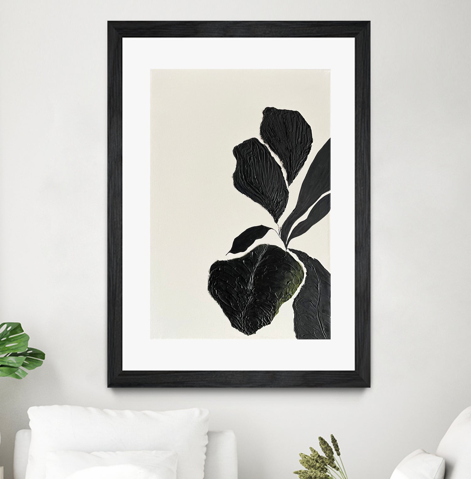 Floral Abstract 1 by Soniya Vijayakumar on GIANT ART - flowers and plants