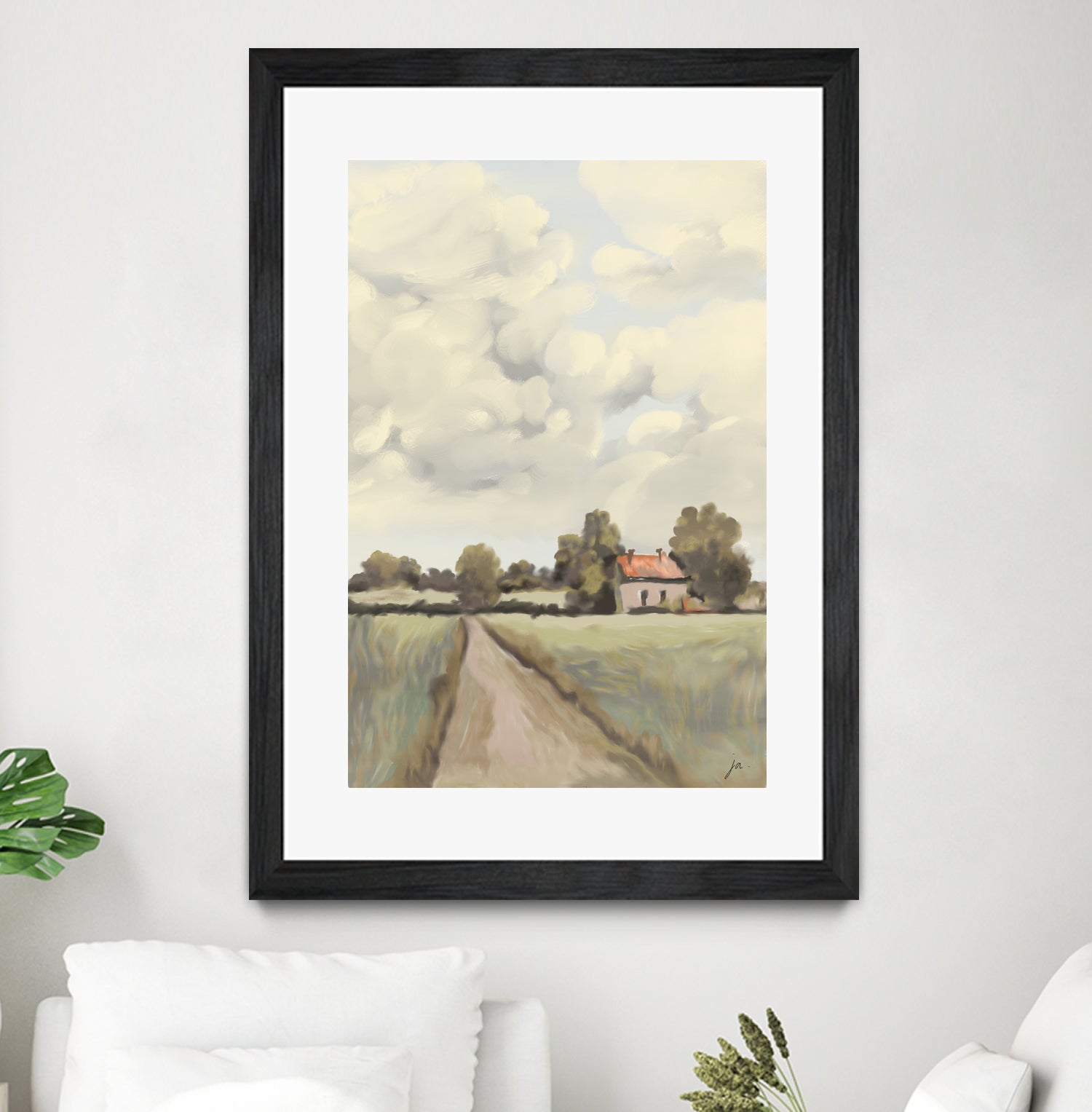 Tranquil Countryside by Jenna Alheit on GIANT ART - 4724 illustration