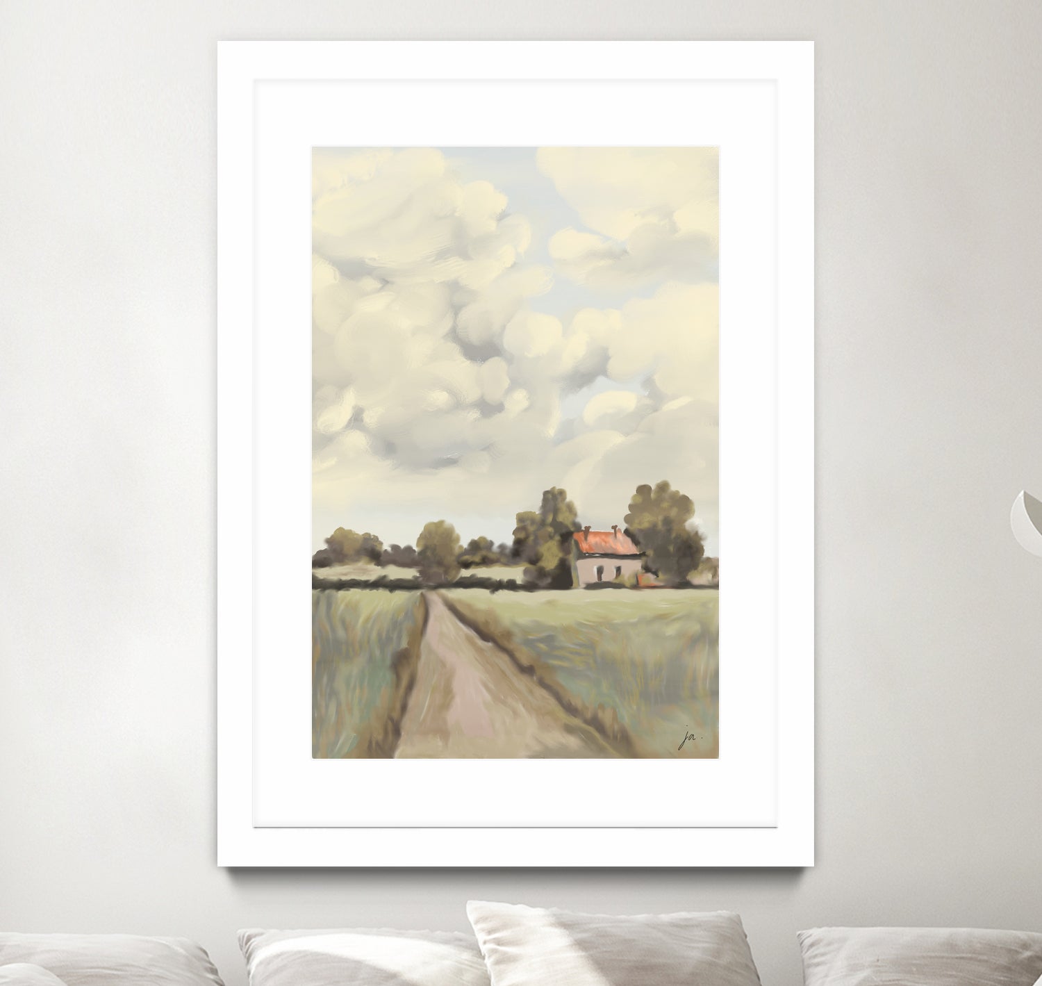 Tranquil Countryside by Jenna Alheit on GIANT ART - 4724 illustration