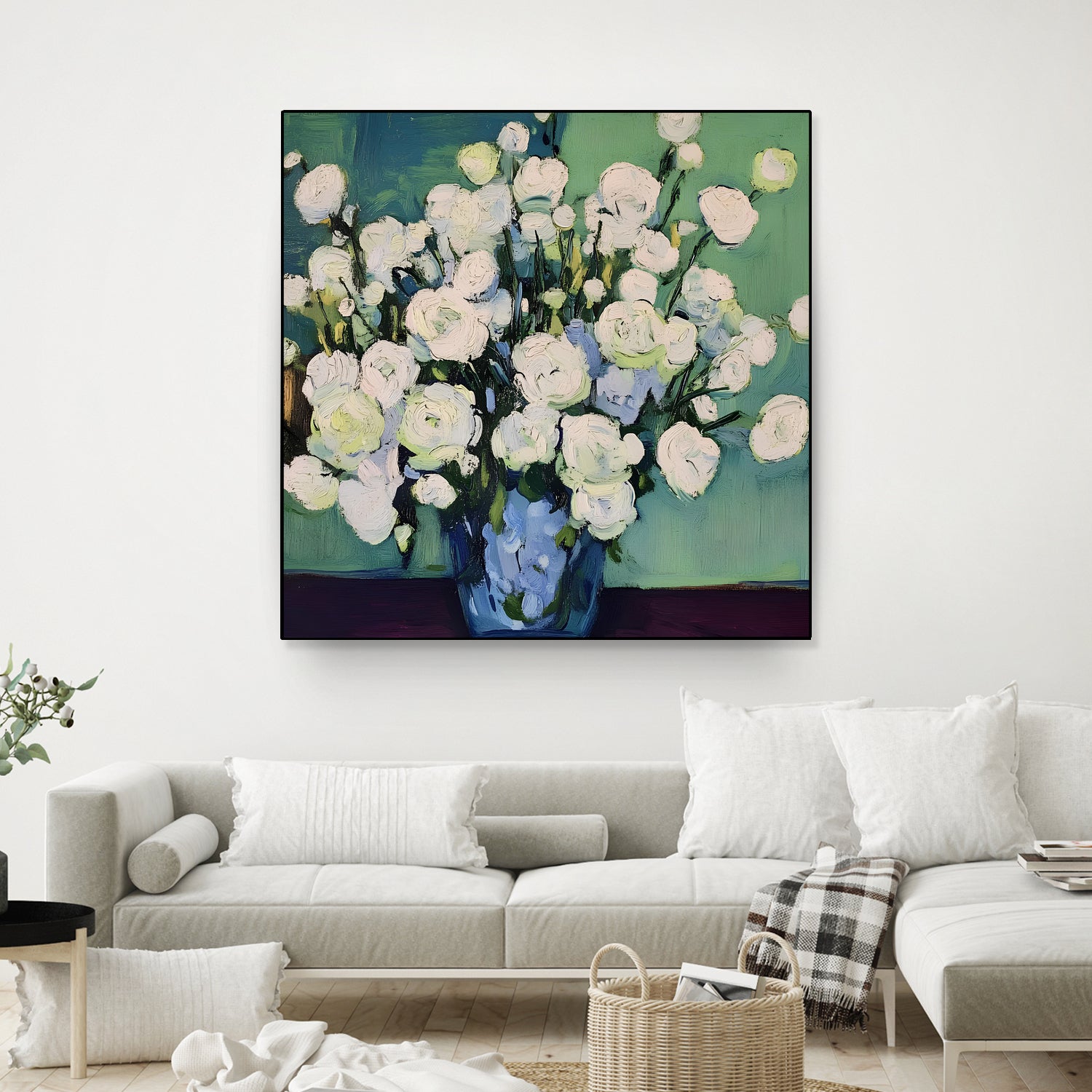 White Roses by Avanesova Elena on GIANT ART - white roses