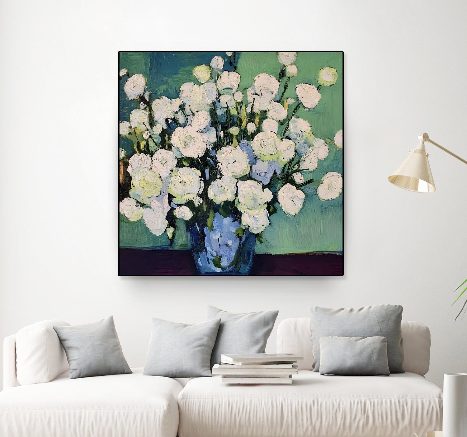 White Roses by Avanesova Elena on GIANT ART - white roses