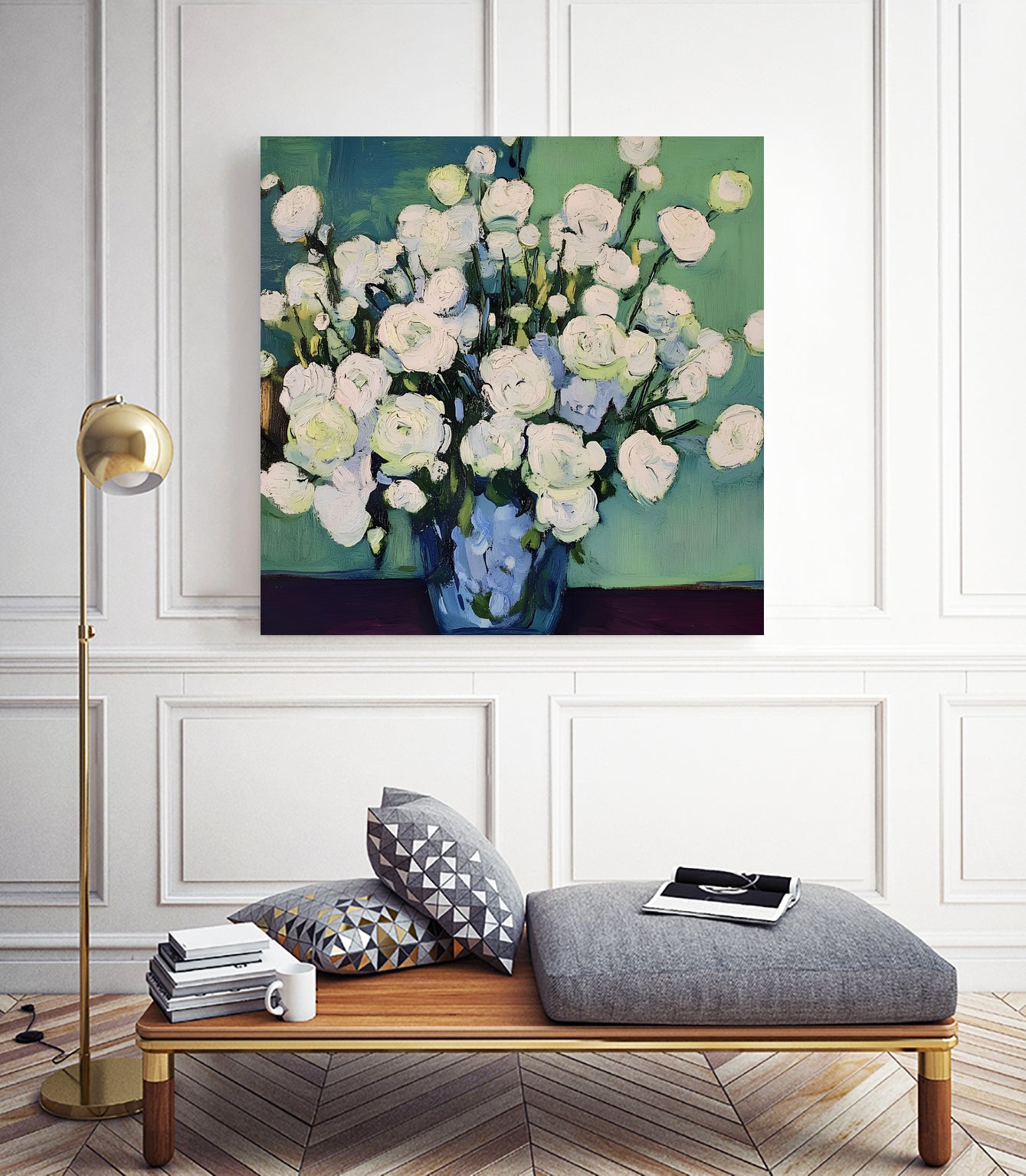 White Roses by Avanesova Elena on GIANT ART - white roses